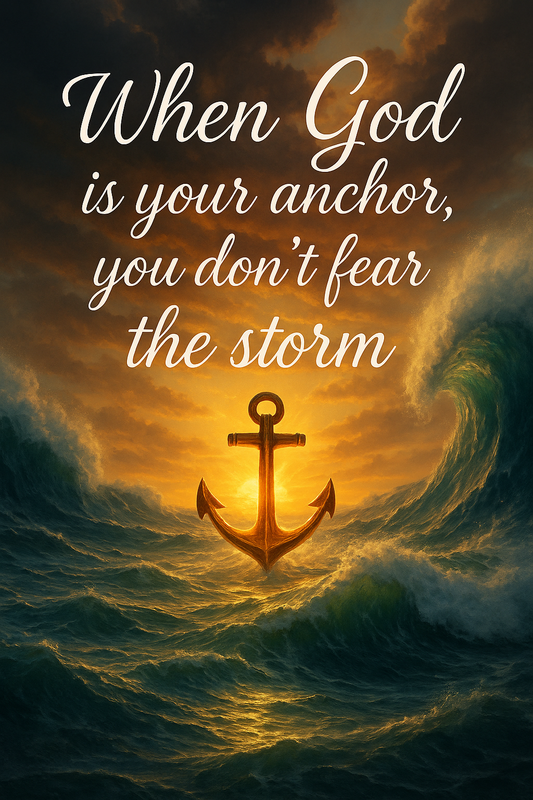 When God Is Your Anchor, You Don’t Fear the Storm