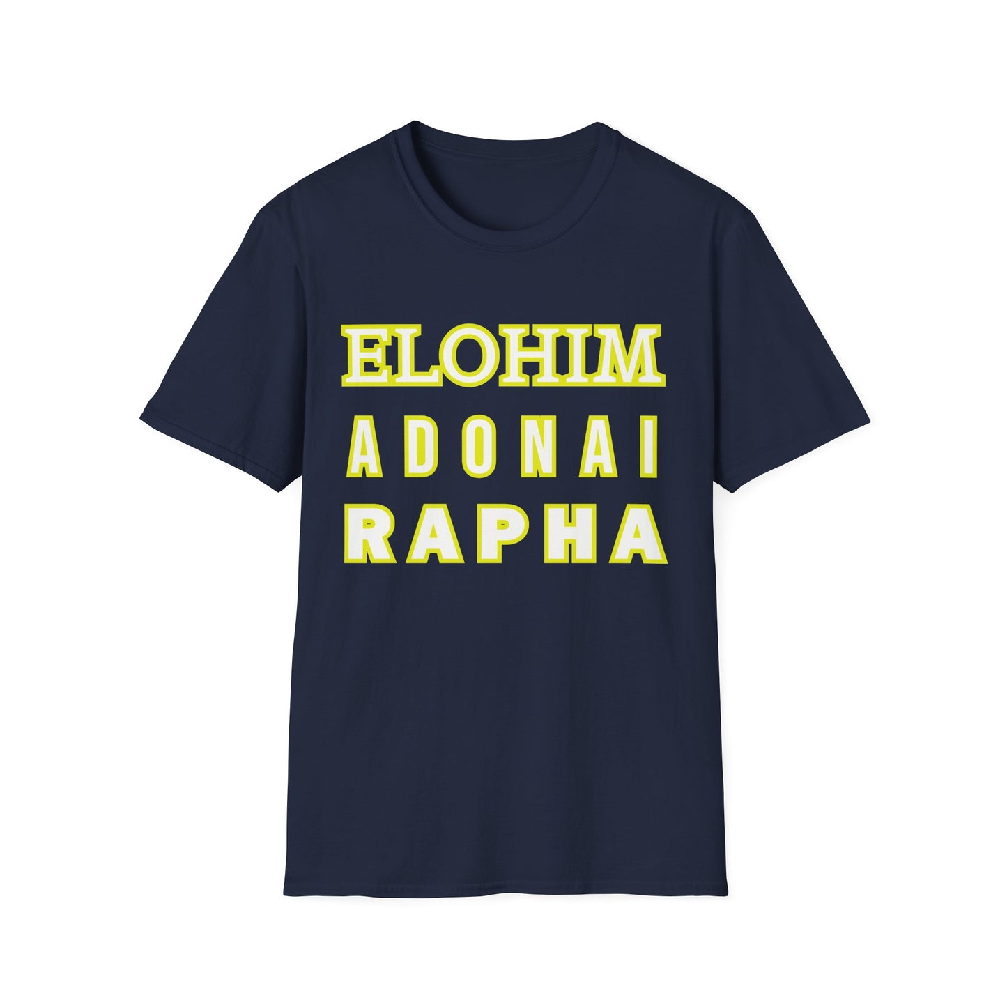 Inspirational Faith T-Shirt - Elohim Adonai Rapha Design