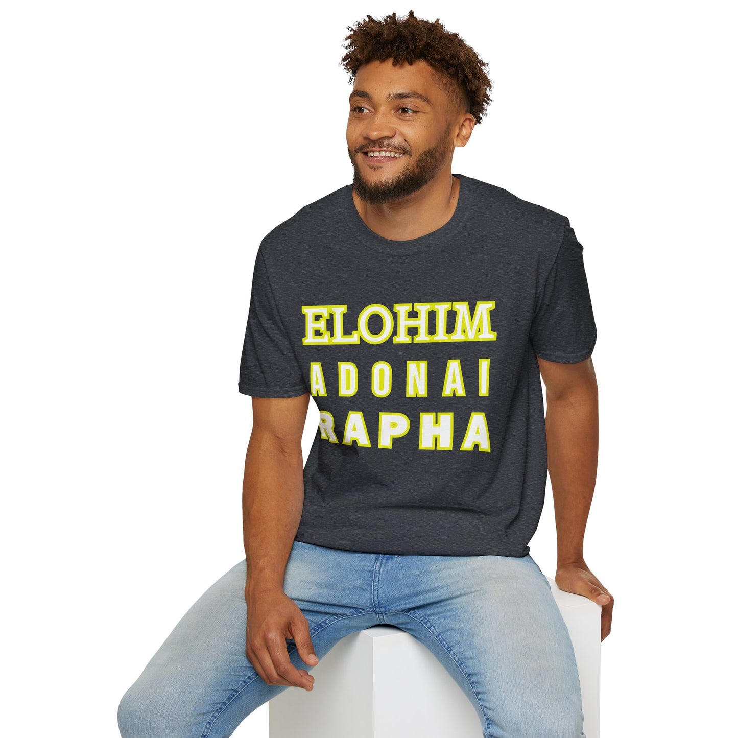 Inspirational Faith T-Shirt - Elohim Adonai Rapha Design