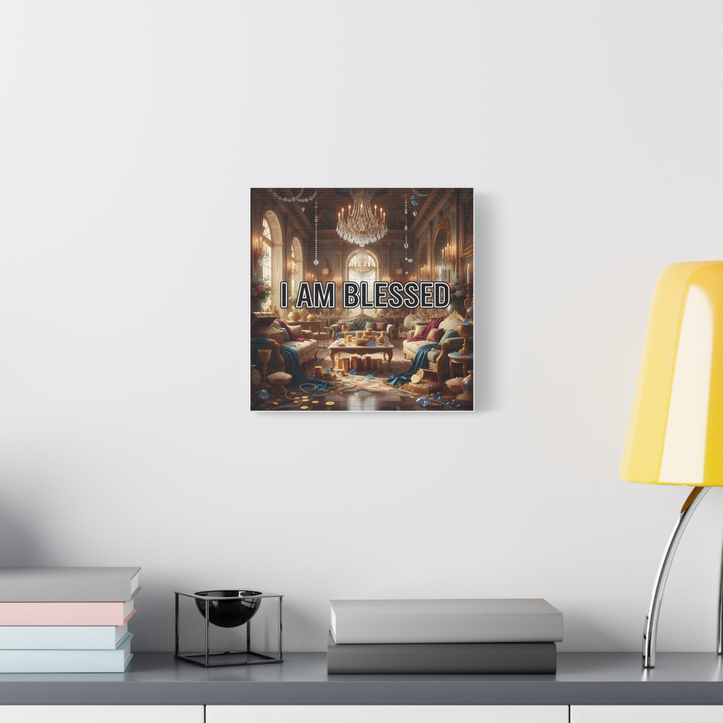 Blessed Canvas Wall Art, Inspirational Home Decor, Motivational Wall Art, Spiritual Decoration, Unique Artwork for Living Room, Office Wall
