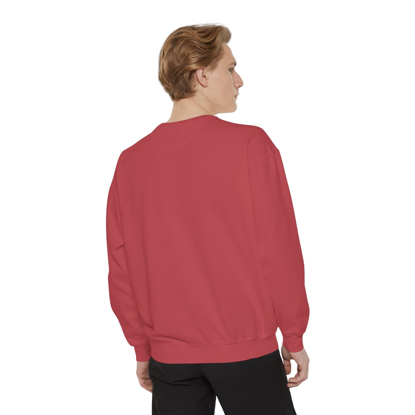 Garment-Dyed Heart Sweatshirt - 'Beauty for ashes' Design with butterfly