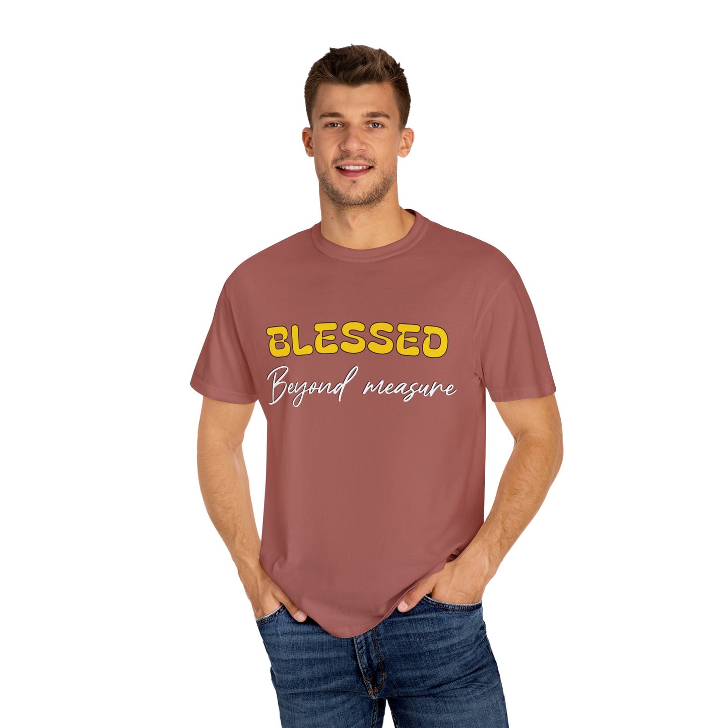 Blessed Beyond Measure Unisex Garment-Dyed T-Shirt