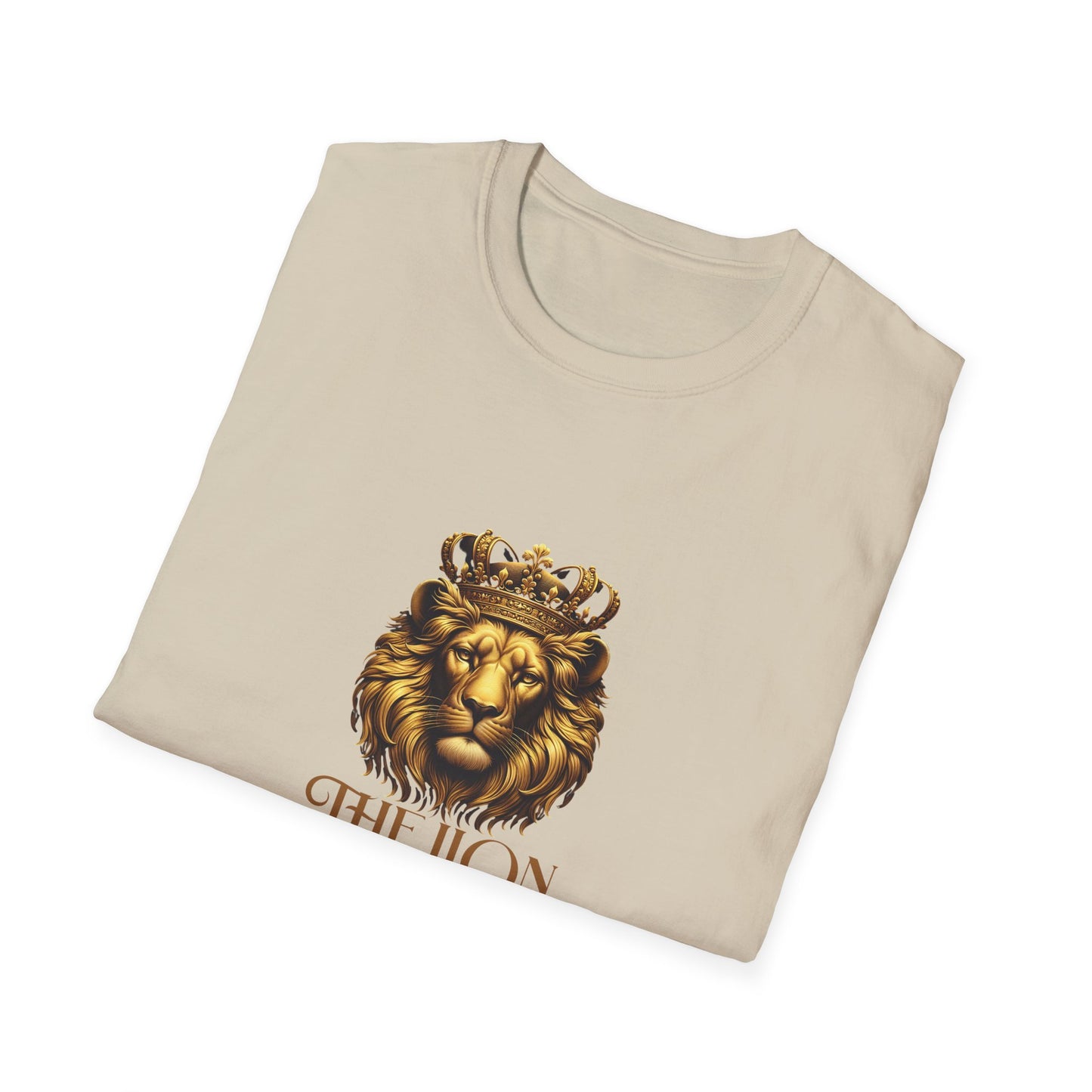 Lion Tribe of Judah Unisex Softstyle T-Shirt - Bold Graphic Tee for Spiritual & Cultural Celebration