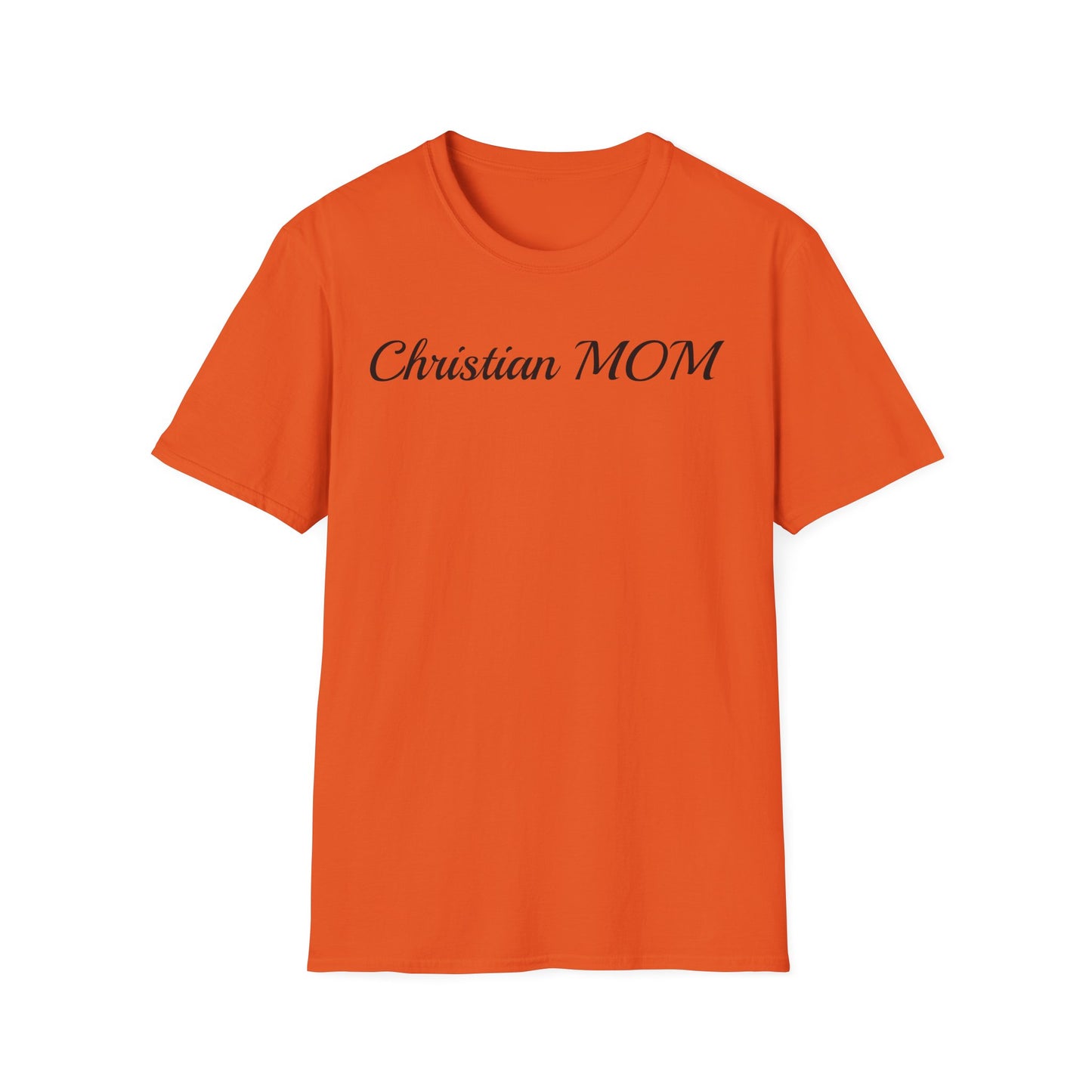 Christian MOM Unisex Softstyle T-Shirt - Faith-Based Gift for Mother's Day