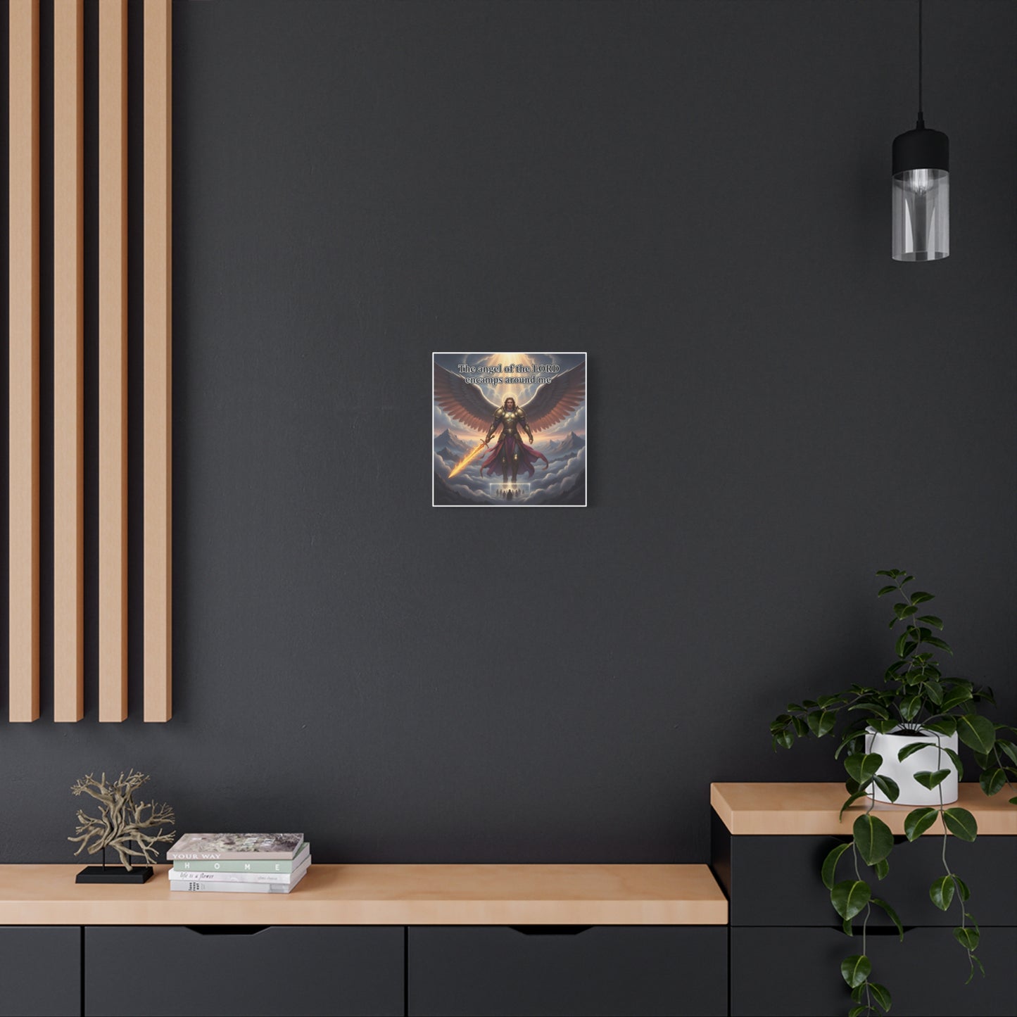 Inspirational Wall Art, Faith Decor, Spiritual Wall Art, Angel Print, Christian Home Decoration, Motivational Artwork, Unique Gift