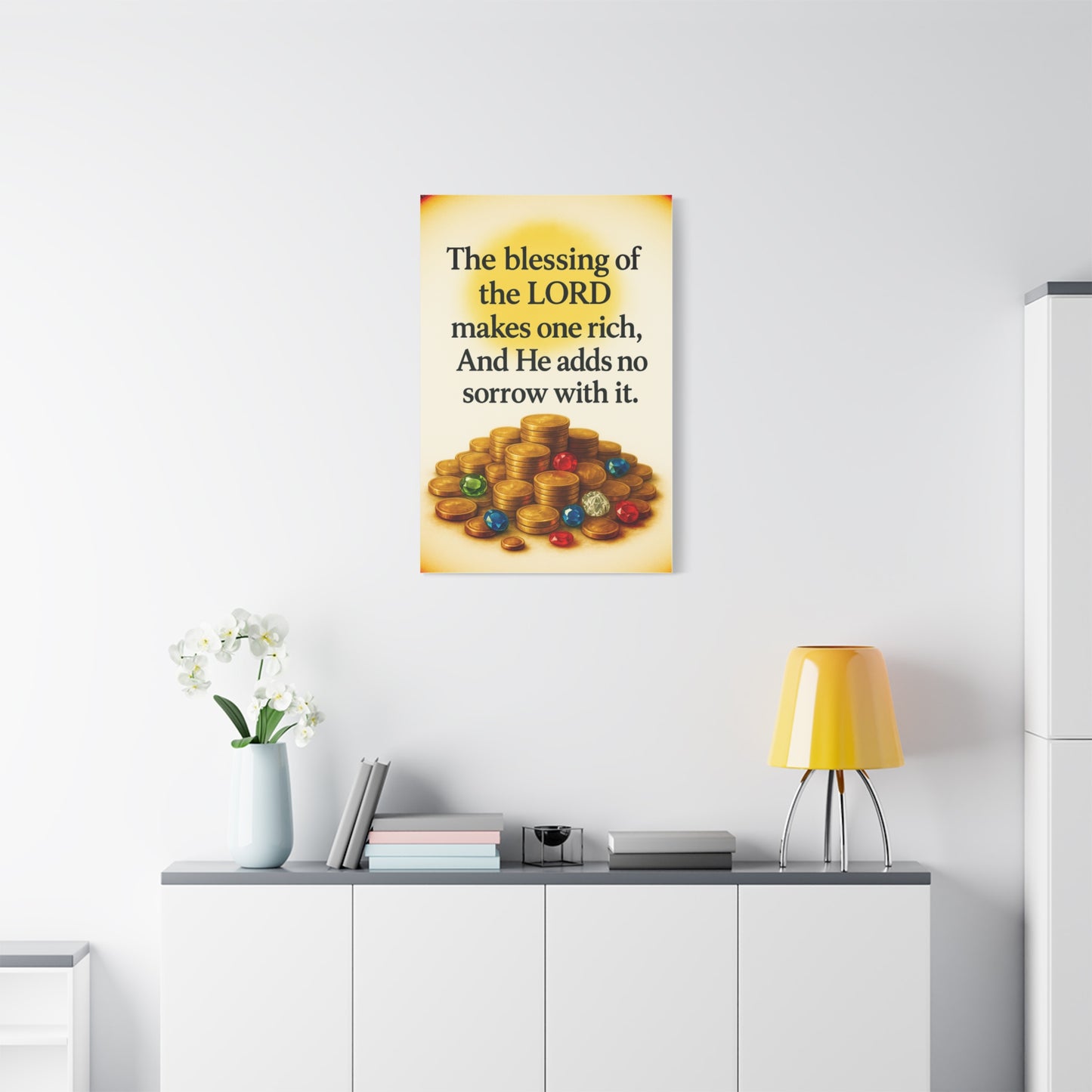 Inspirational Wall Art, Bible Verse Canvas, Christian Home Decor, Religious Gift, Motivational Artwork