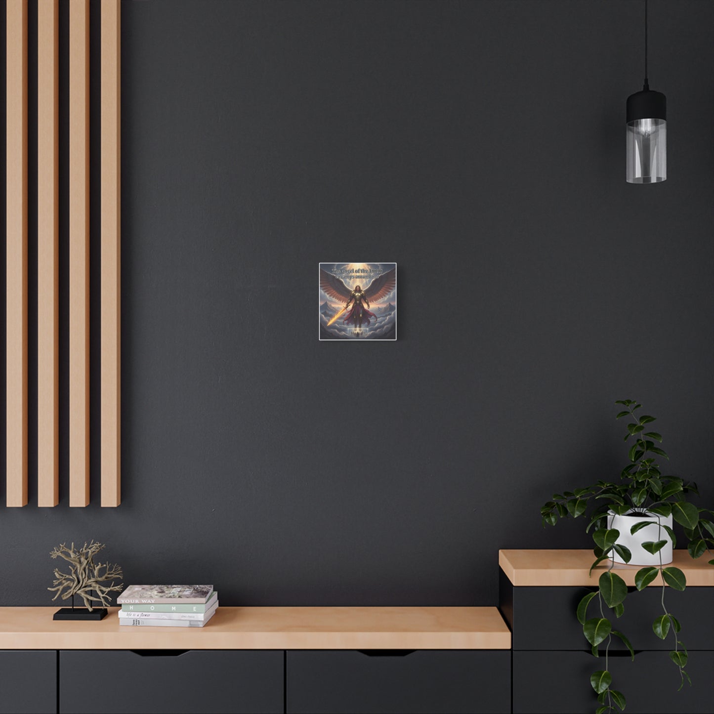 Inspirational Wall Art, Faith Decor, Spiritual Wall Art, Angel Print, Christian Home Decoration, Motivational Artwork, Unique Gift