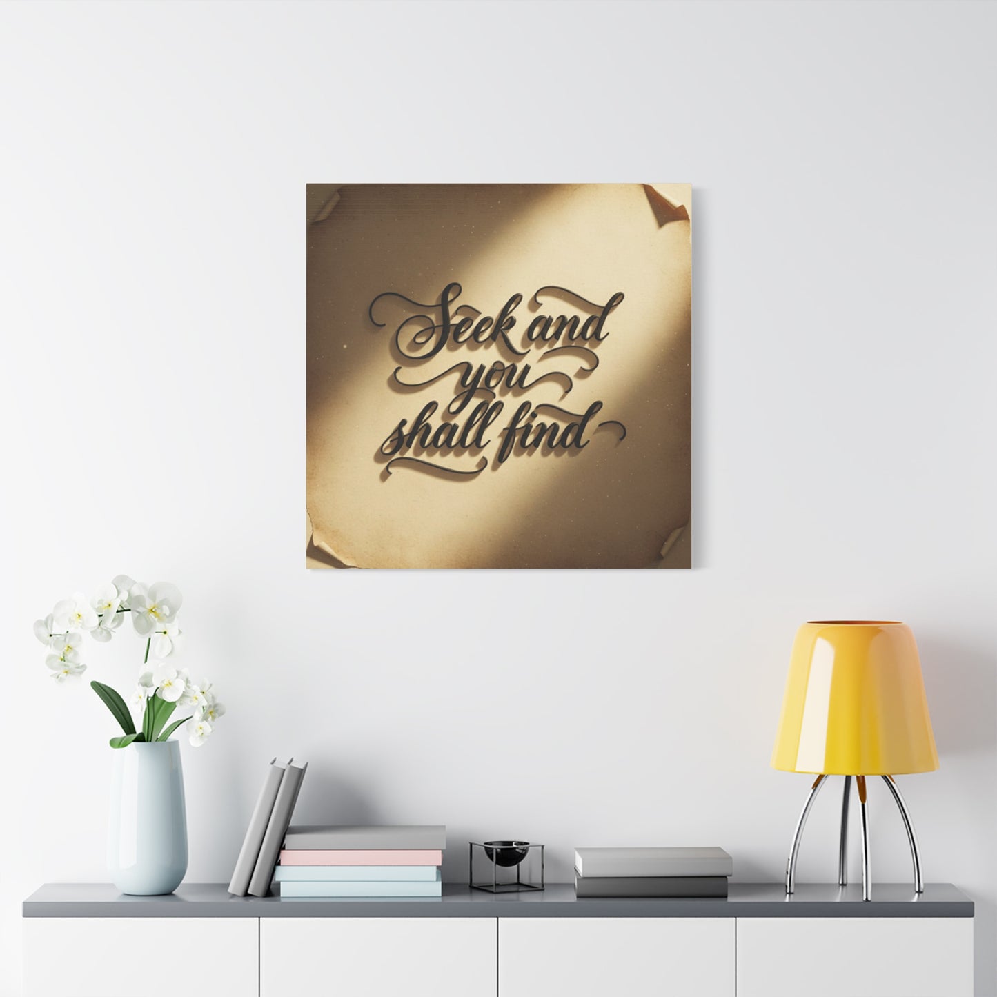 Inspirational Wall Art, Motivational Home Décor, Gift for Friends, Office Wall Décor, Bible Quote