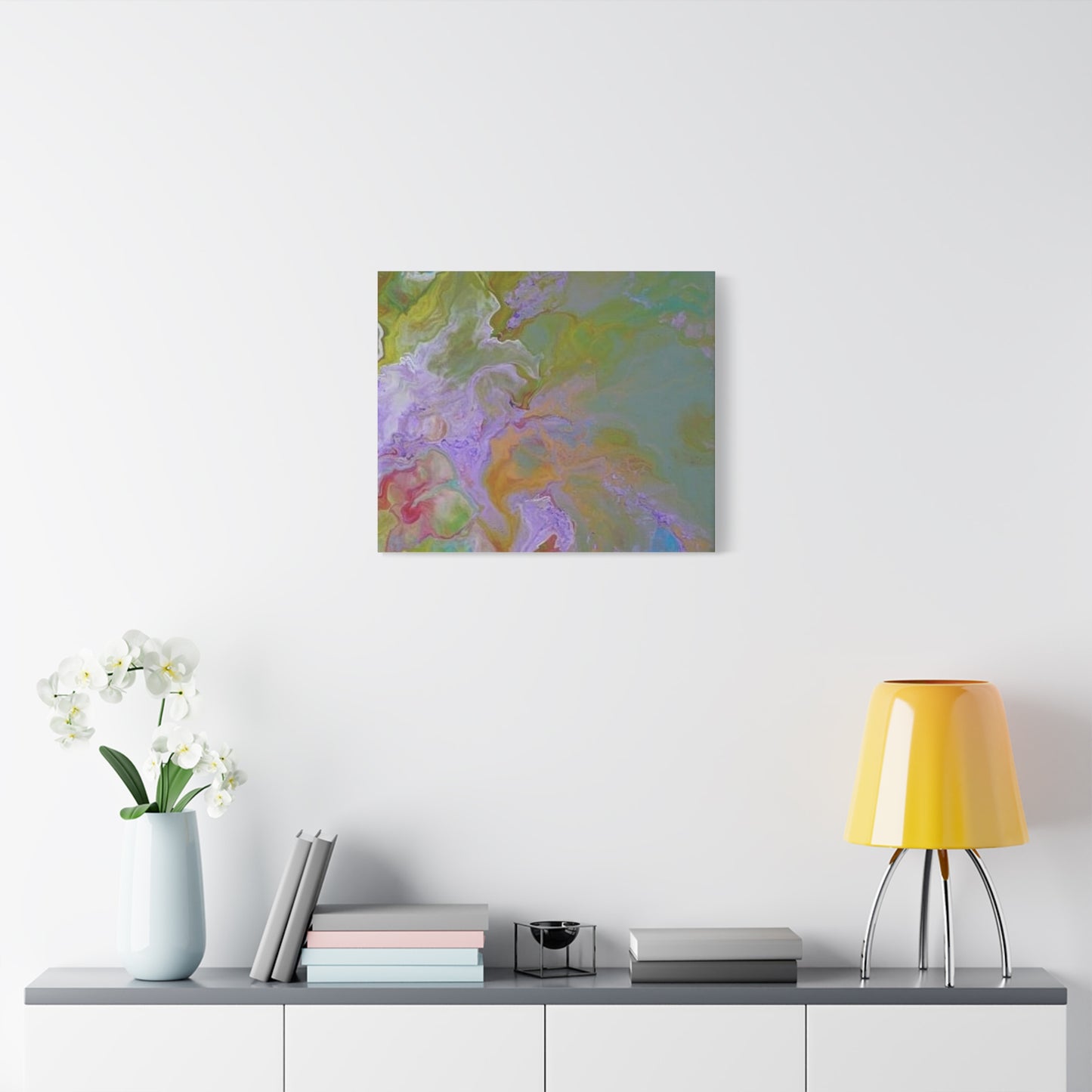 "Stepping into Greatness" Acrylic pour painting - Canvas Wall Art