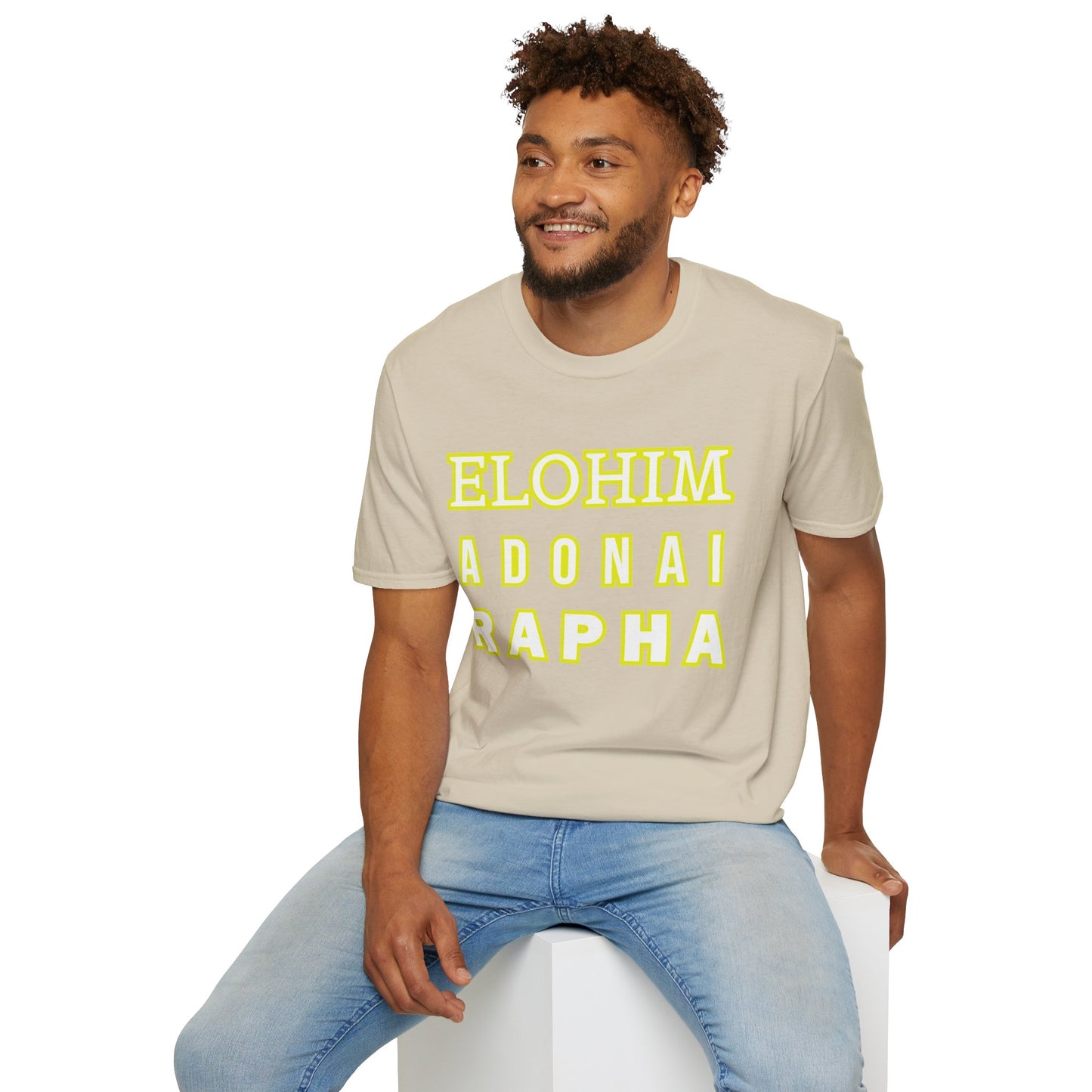 Inspirational Faith T-Shirt - Elohim Adonai Rapha Design