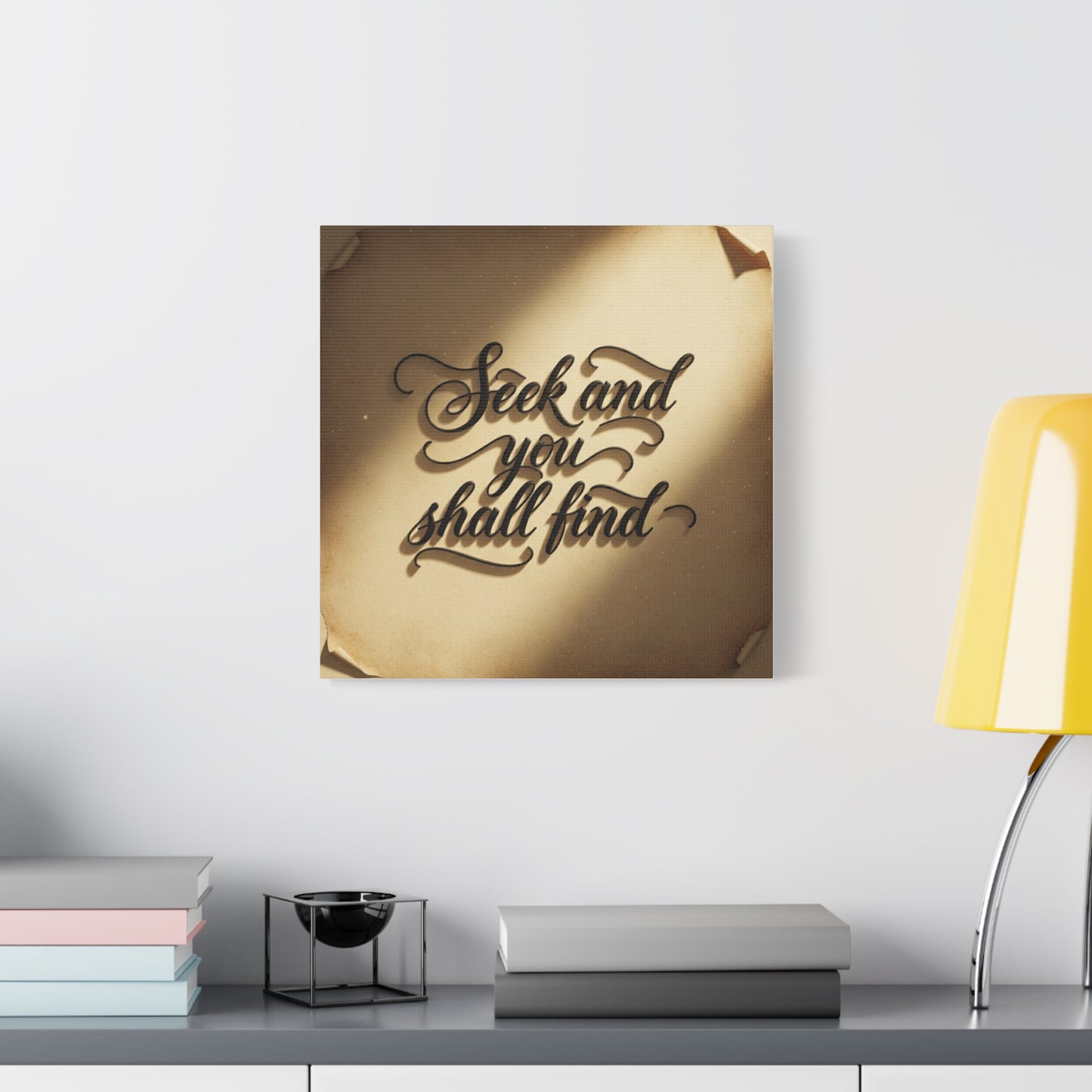 Inspirational Wall Art, Motivational Home Décor, Gift for Friends, Office Wall Décor, Bible Quote