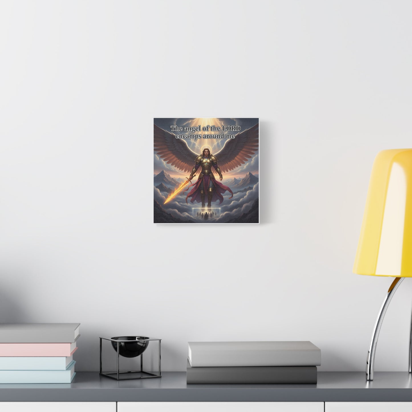 Inspirational Wall Art, Faith Decor, Spiritual Wall Art, Angel Print, Christian Home Decoration, Motivational Artwork, Unique Gift