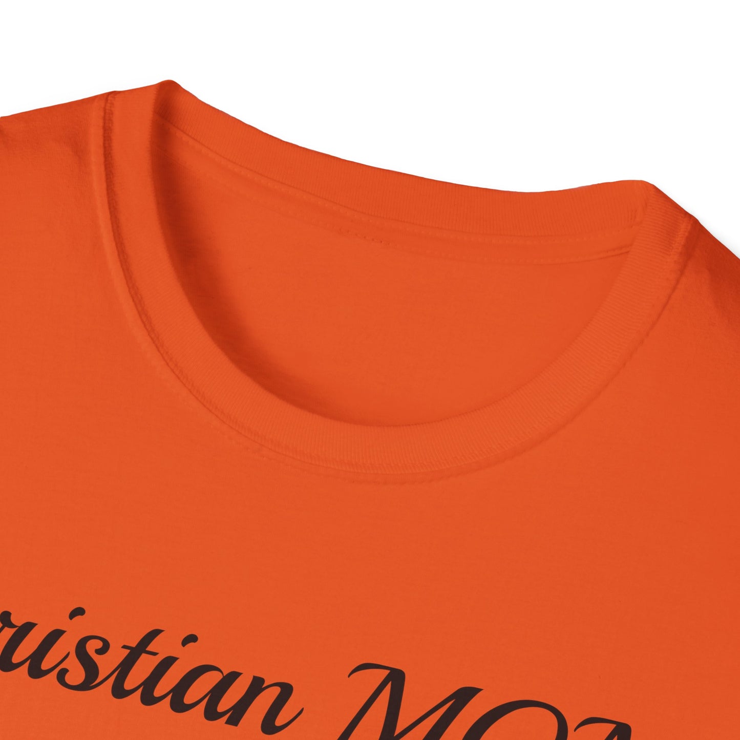Christian MOM Unisex Softstyle T-Shirt - Faith-Based Gift for Mother's Day