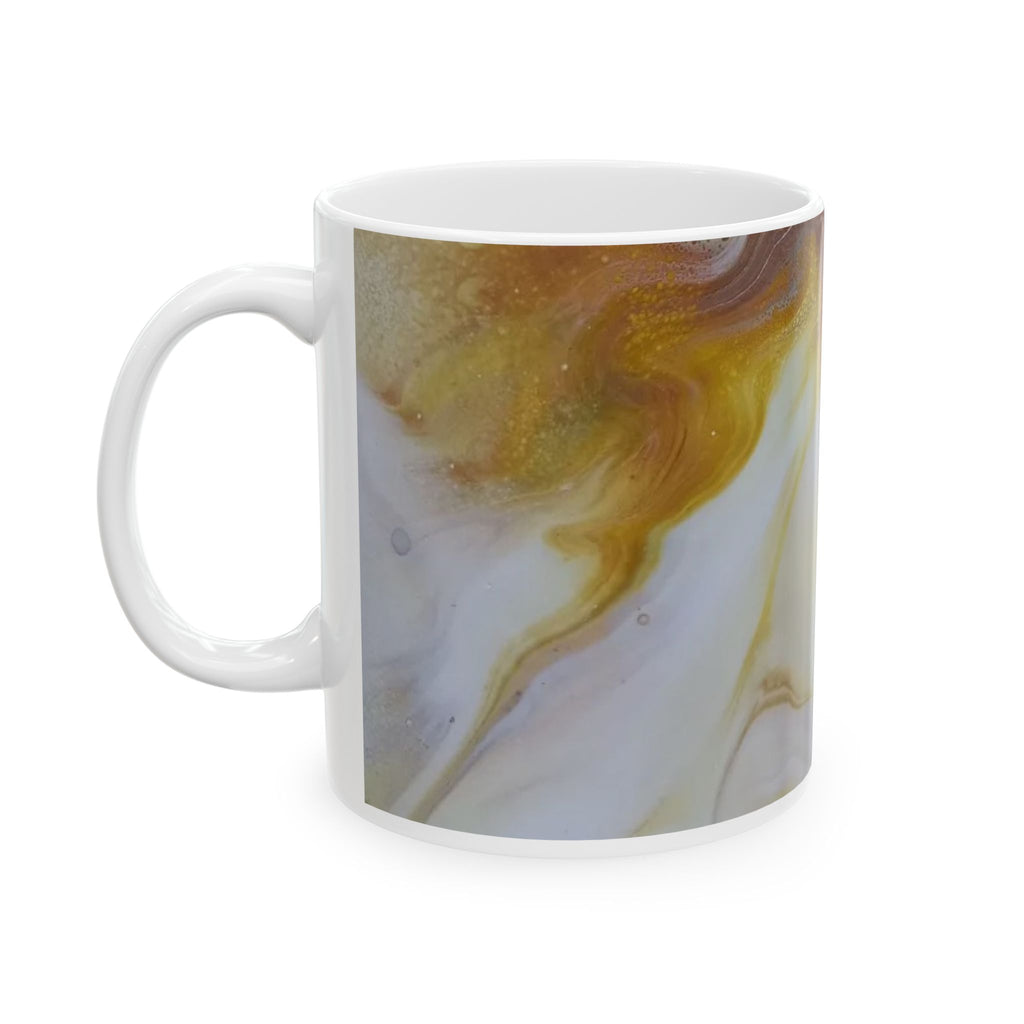 Elegant Marble Ceramic Mug - Perfect for Coffee Lovers