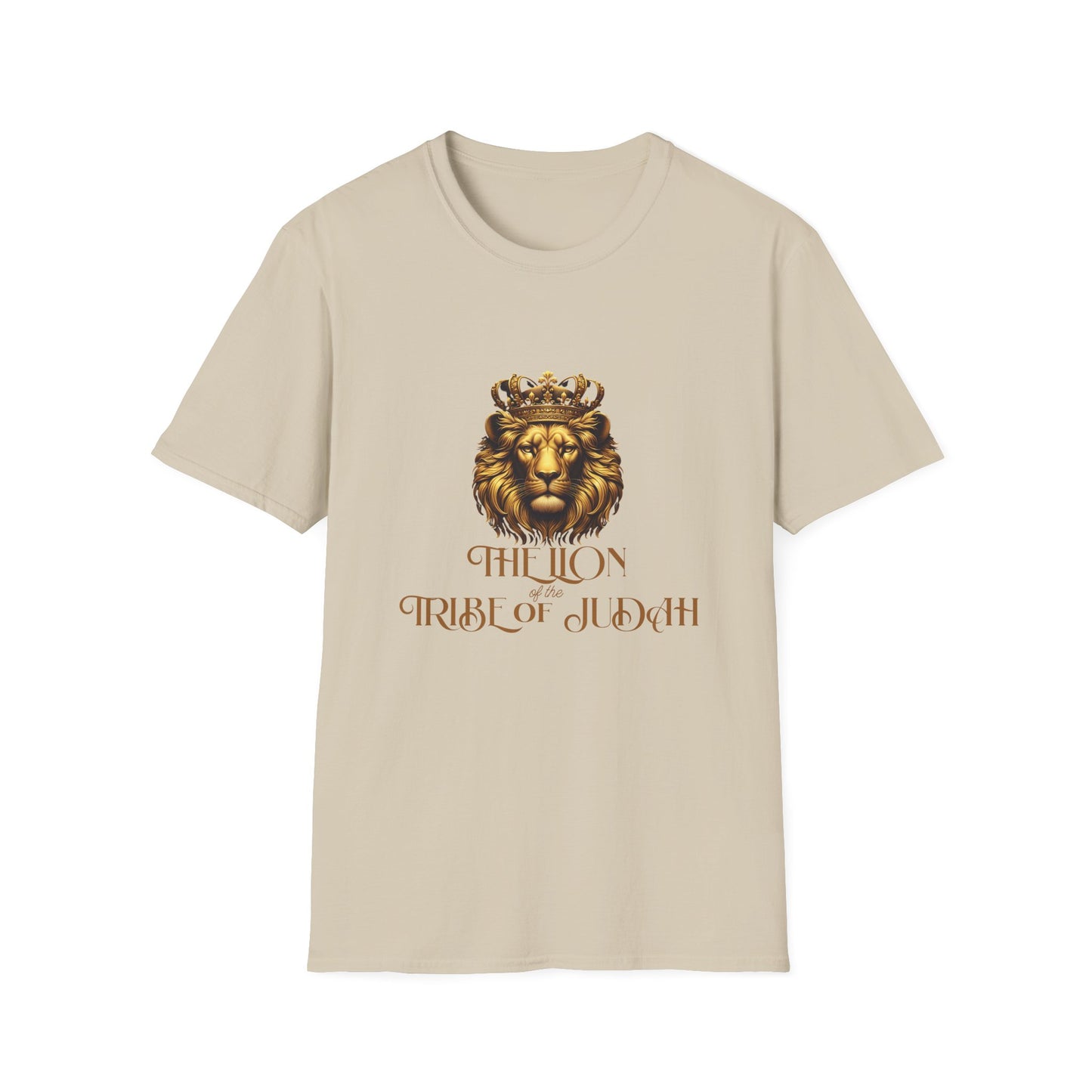 Lion Tribe of Judah Unisex Softstyle T-Shirt - Bold Graphic Tee for Spiritual & Cultural Celebration