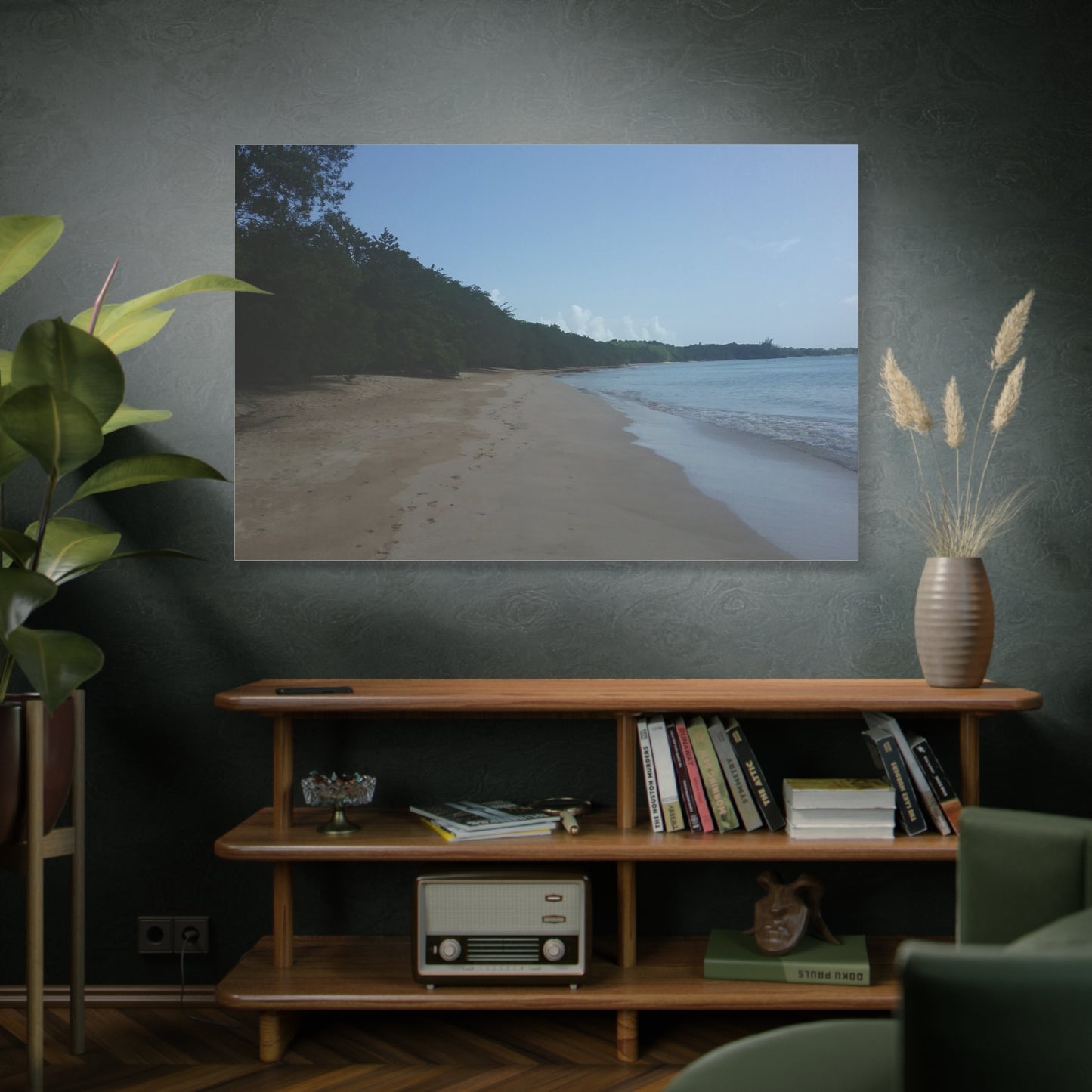 Serene Beach Canvas Print - Stretched Wall Art