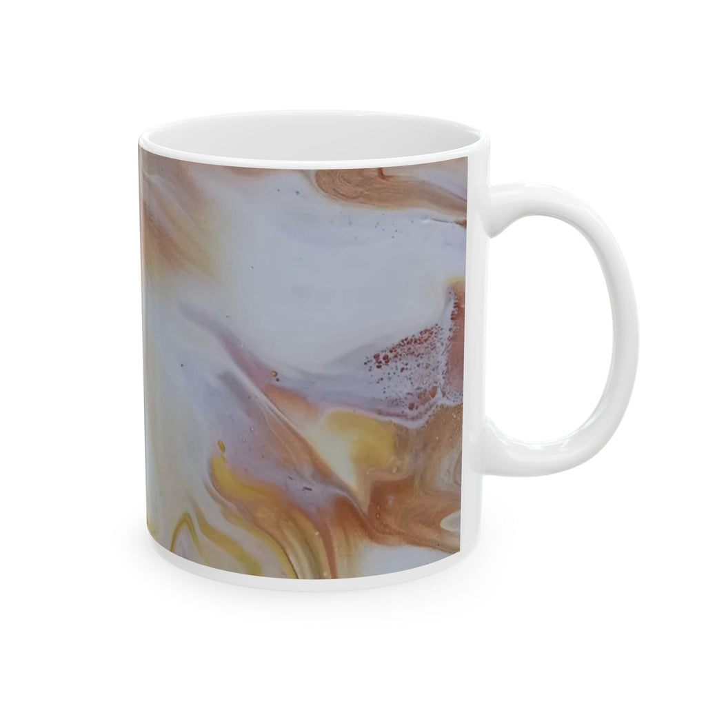 Elegant Marble Ceramic Mug - Perfect for Coffee Lovers