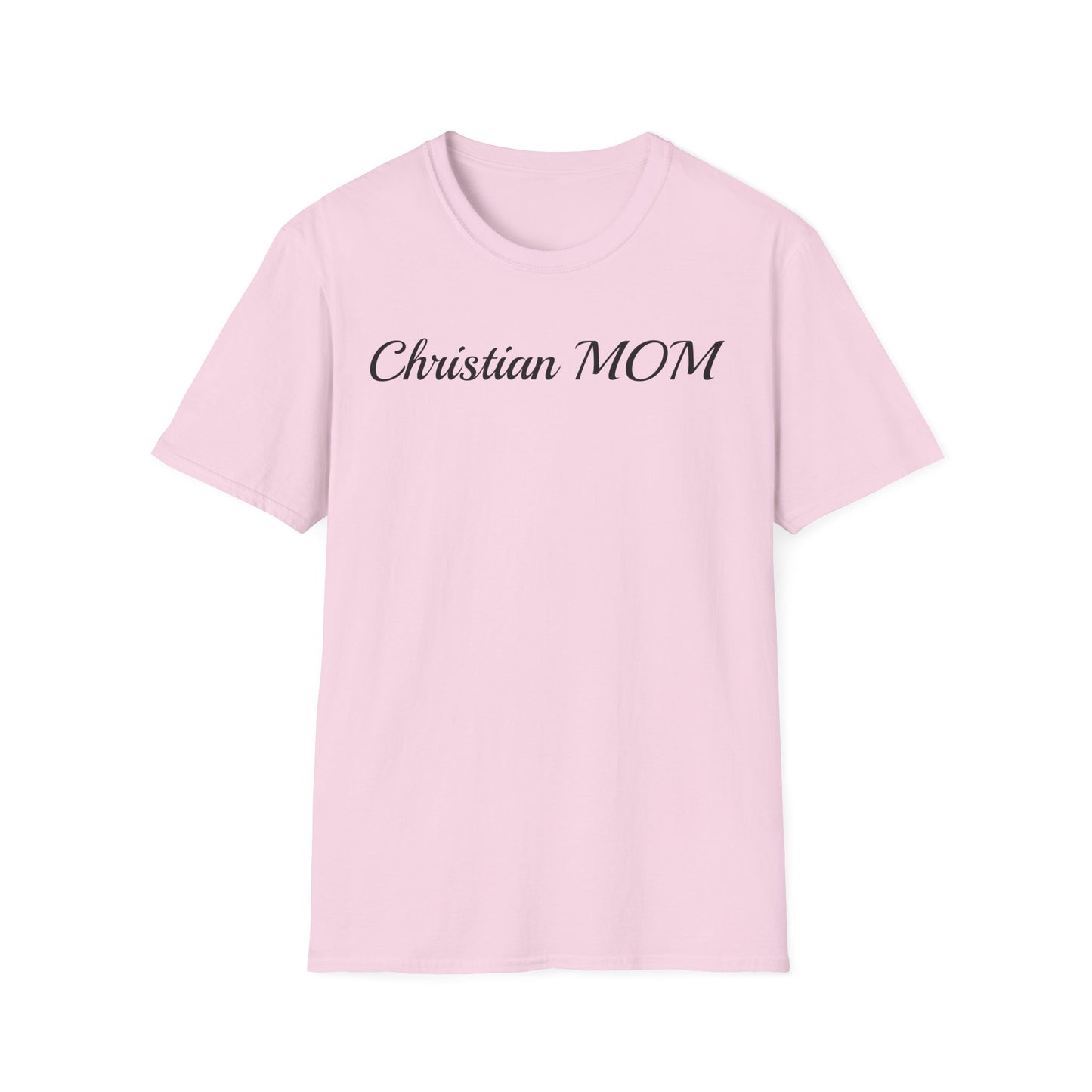 Christian MOM Unisex Softstyle T-Shirt - Faith-Based Gift for Mother's Day