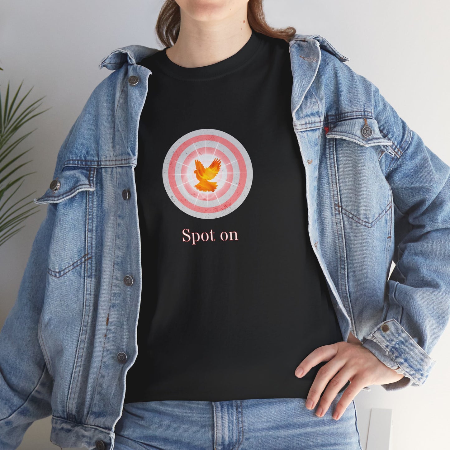 Spot on with the Holy Spirit at the center of your life Inspirational, Creative & Unique Design
