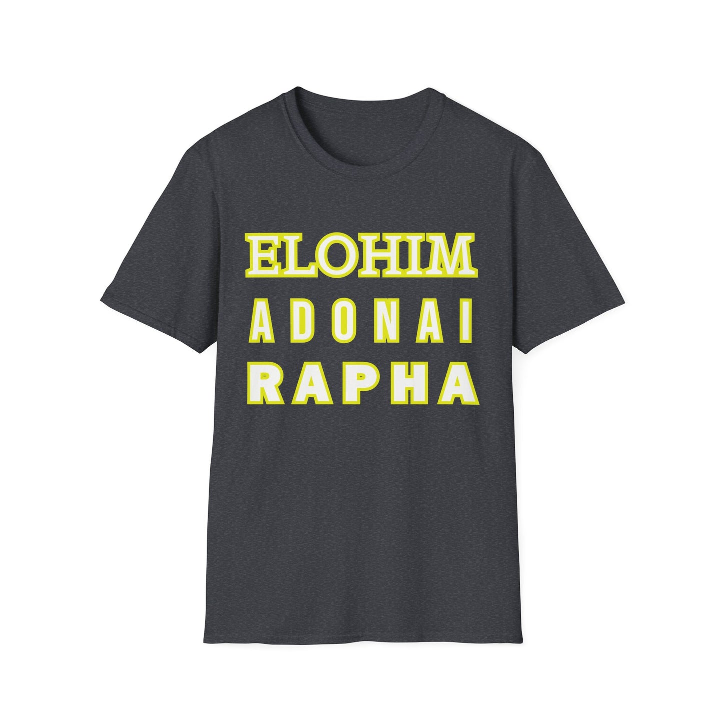 Inspirational Faith T-Shirt - Elohim Adonai Rapha Design