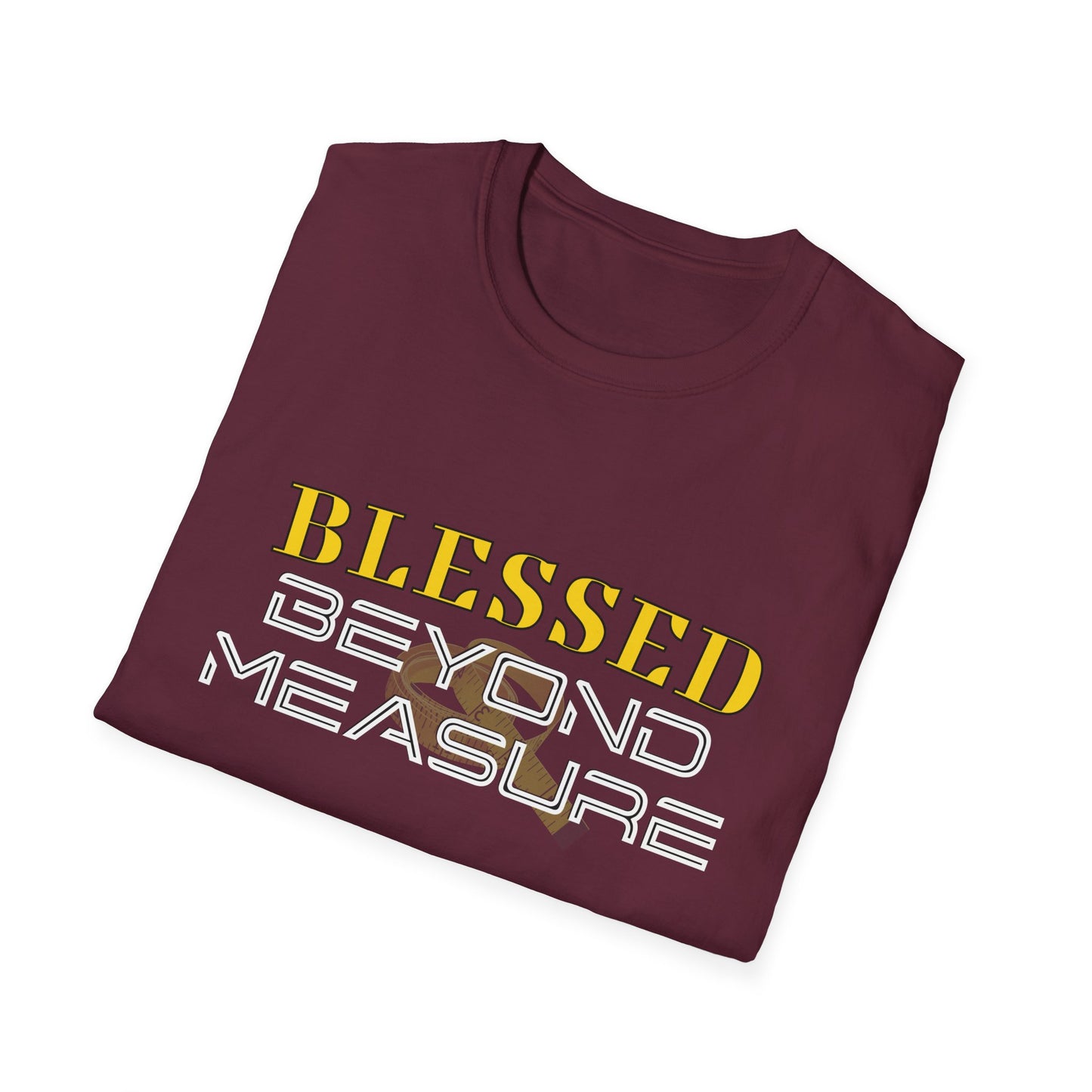 Blessed Beyone Measure Inspirational Tee can be a gift for self or someone special.