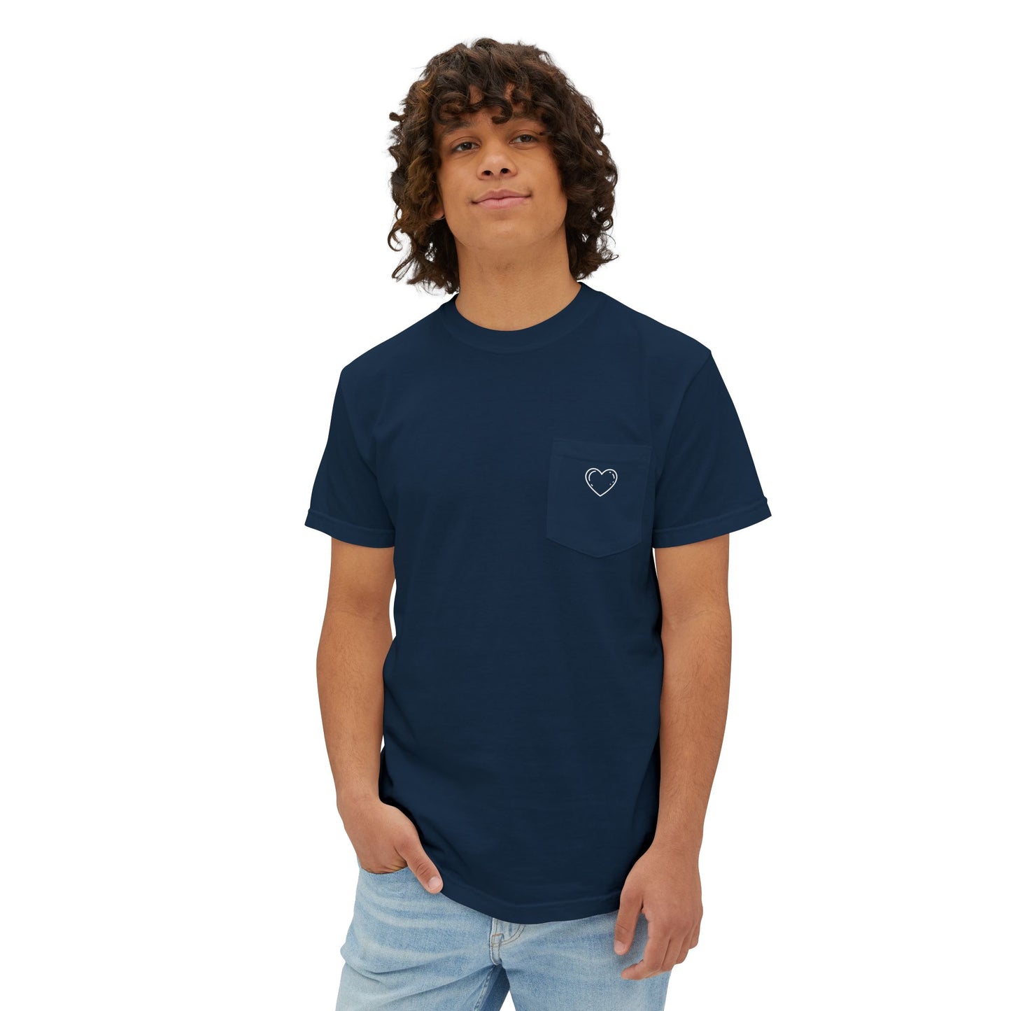Unisex Garment-Dyed Pocket T-Shirt - 'Holy Spirit Is My Love'