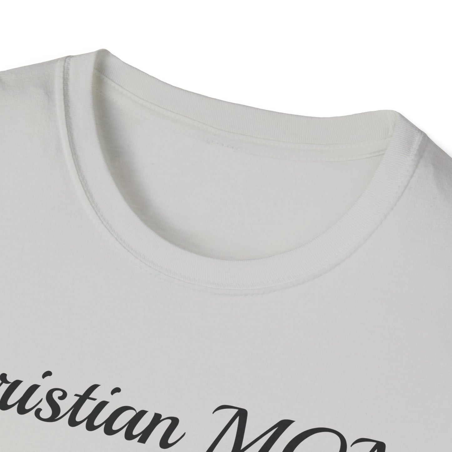 Christian MOM Unisex Softstyle T-Shirt - Faith-Based Gift for Mother's Day