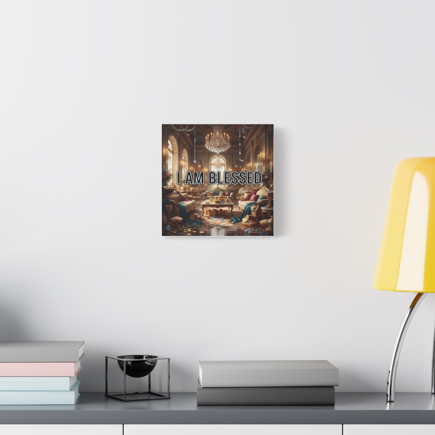 Blessed Canvas Wall Art, Inspirational Home Decor, Motivational Wall Art, Spiritual Decoration, Unique Artwork for Living Room, Office Wall
