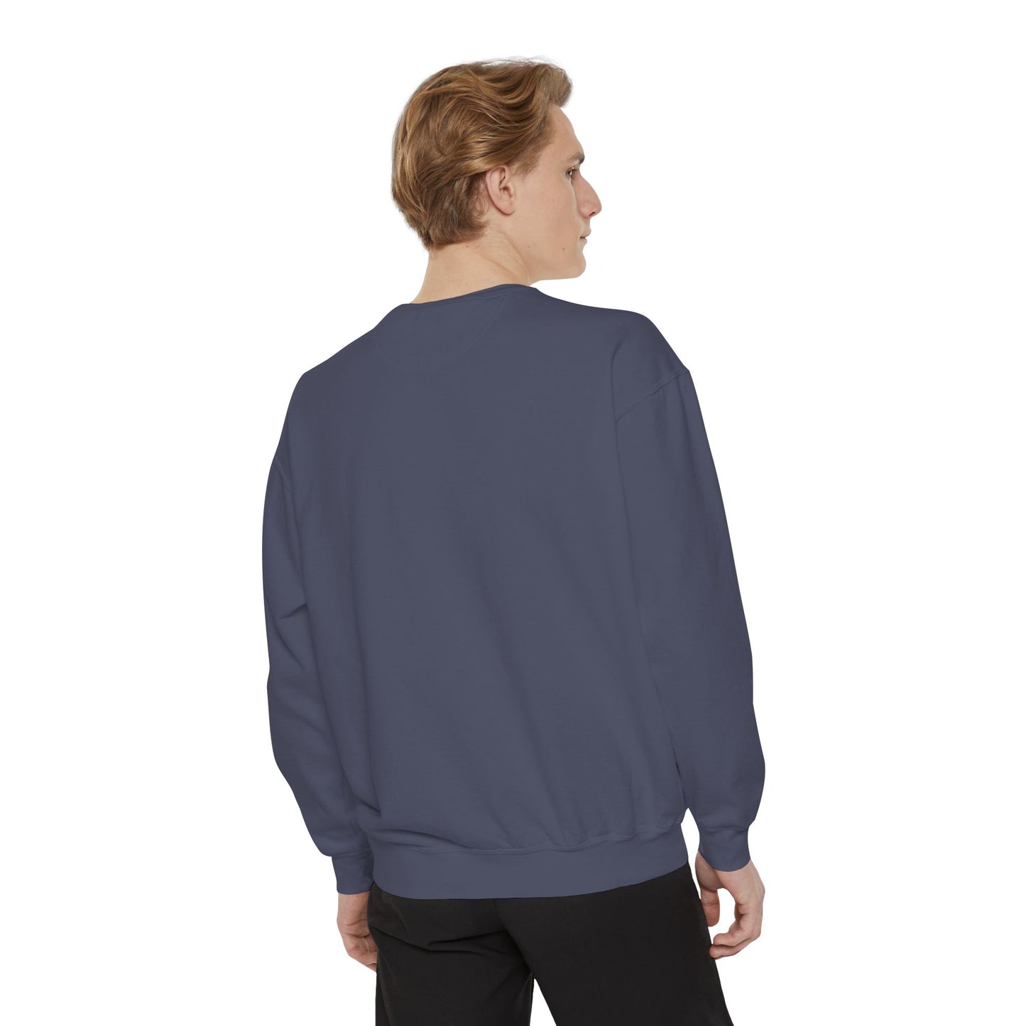Garment-Dyed Heart Sweatshirt - 'Beauty for ashes' Design with butterfly