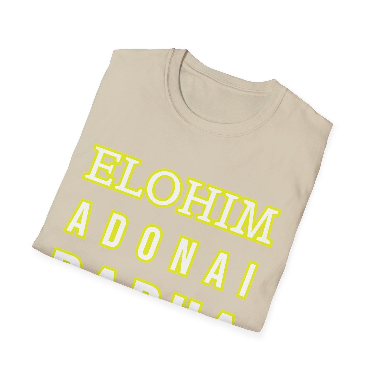 Inspirational Faith T-Shirt - Elohim Adonai Rapha Design