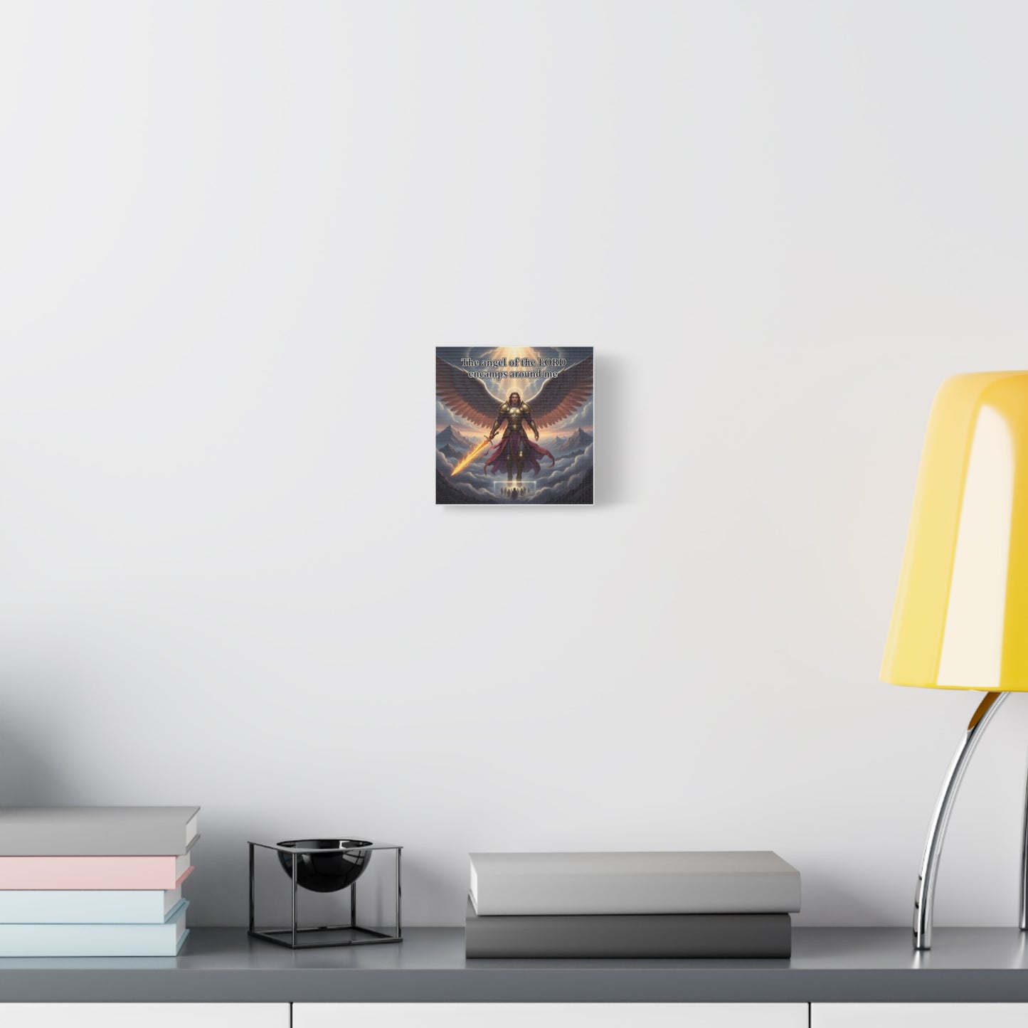 Inspirational Wall Art, Faith Decor, Spiritual Wall Art, Angel Print, Christian Home Decoration, Motivational Artwork, Unique Gift