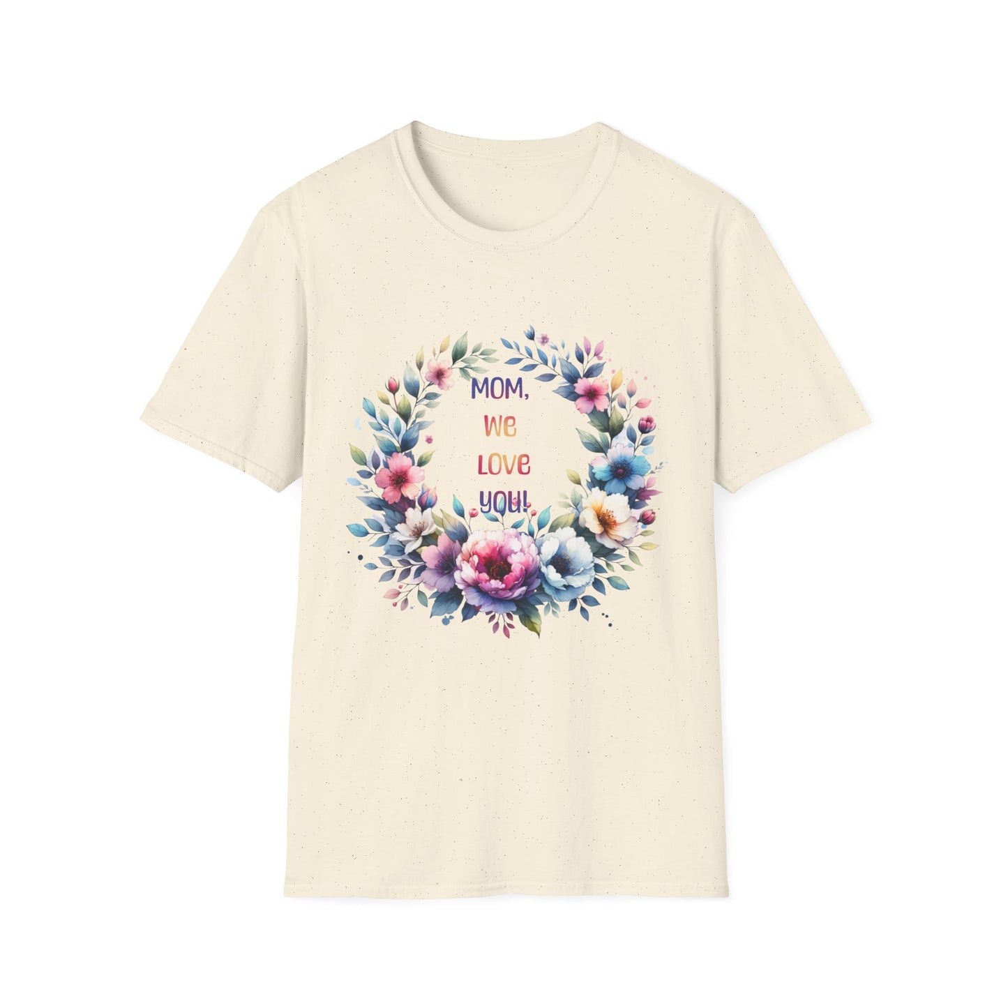 Floral Mom Love T-Shirt | Unisex Softstyle Tee