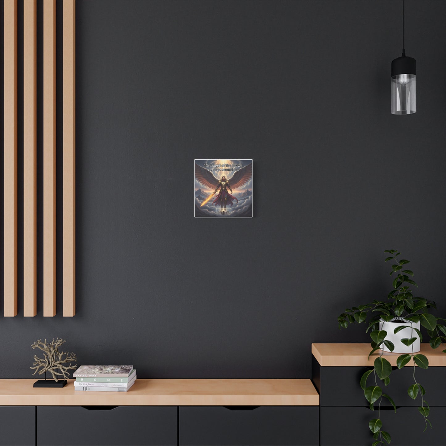 Inspirational Wall Art, Faith Decor, Spiritual Wall Art, Angel Print, Christian Home Decoration, Motivational Artwork, Unique Gift