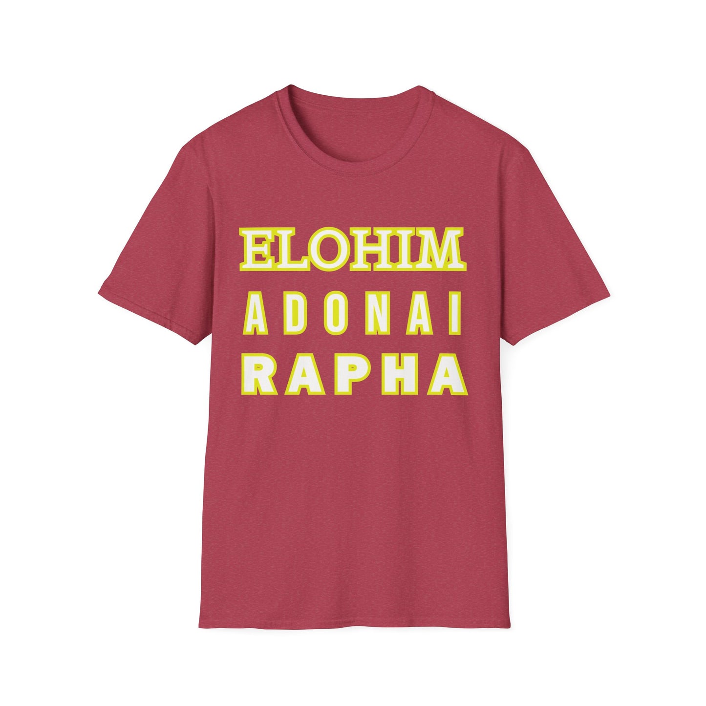 Inspirational Faith T-Shirt - Elohim Adonai Rapha Design