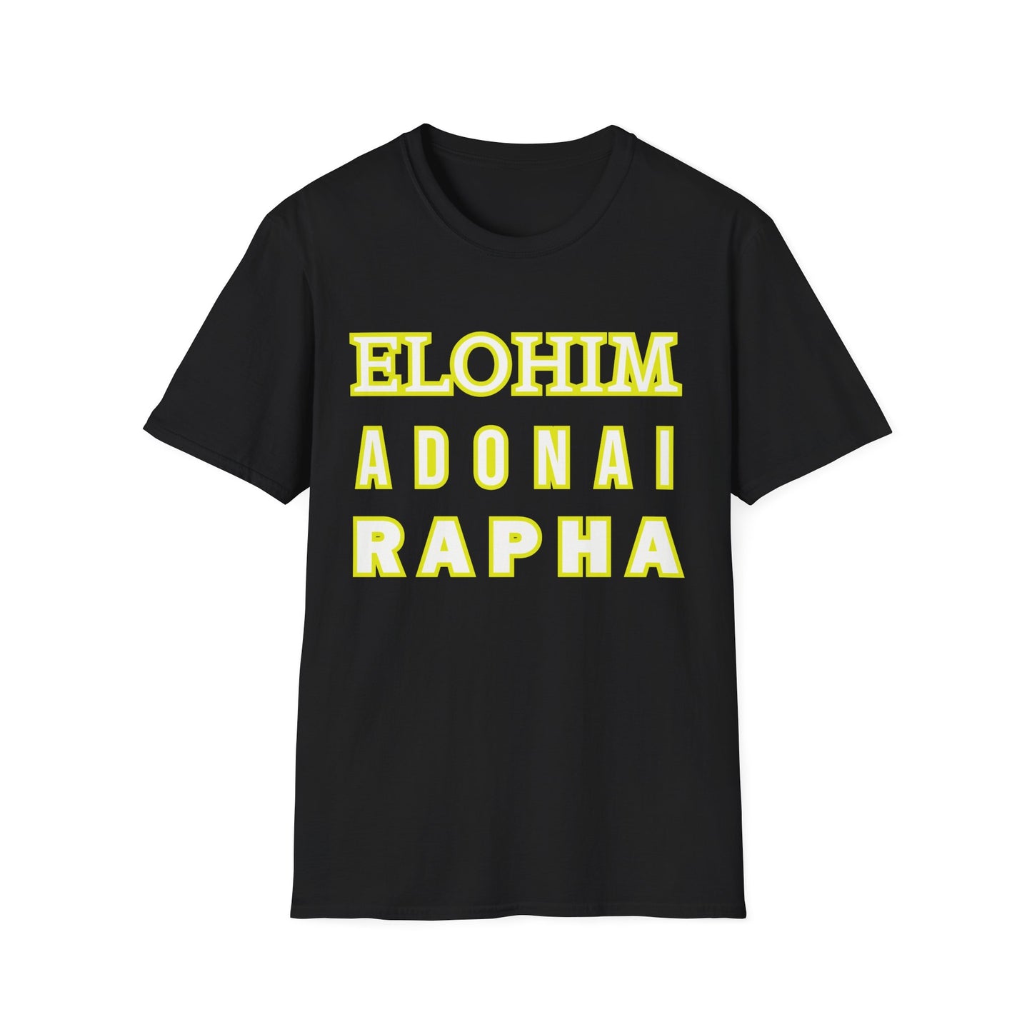 Inspirational Faith T-Shirt - Elohim Adonai Rapha Design