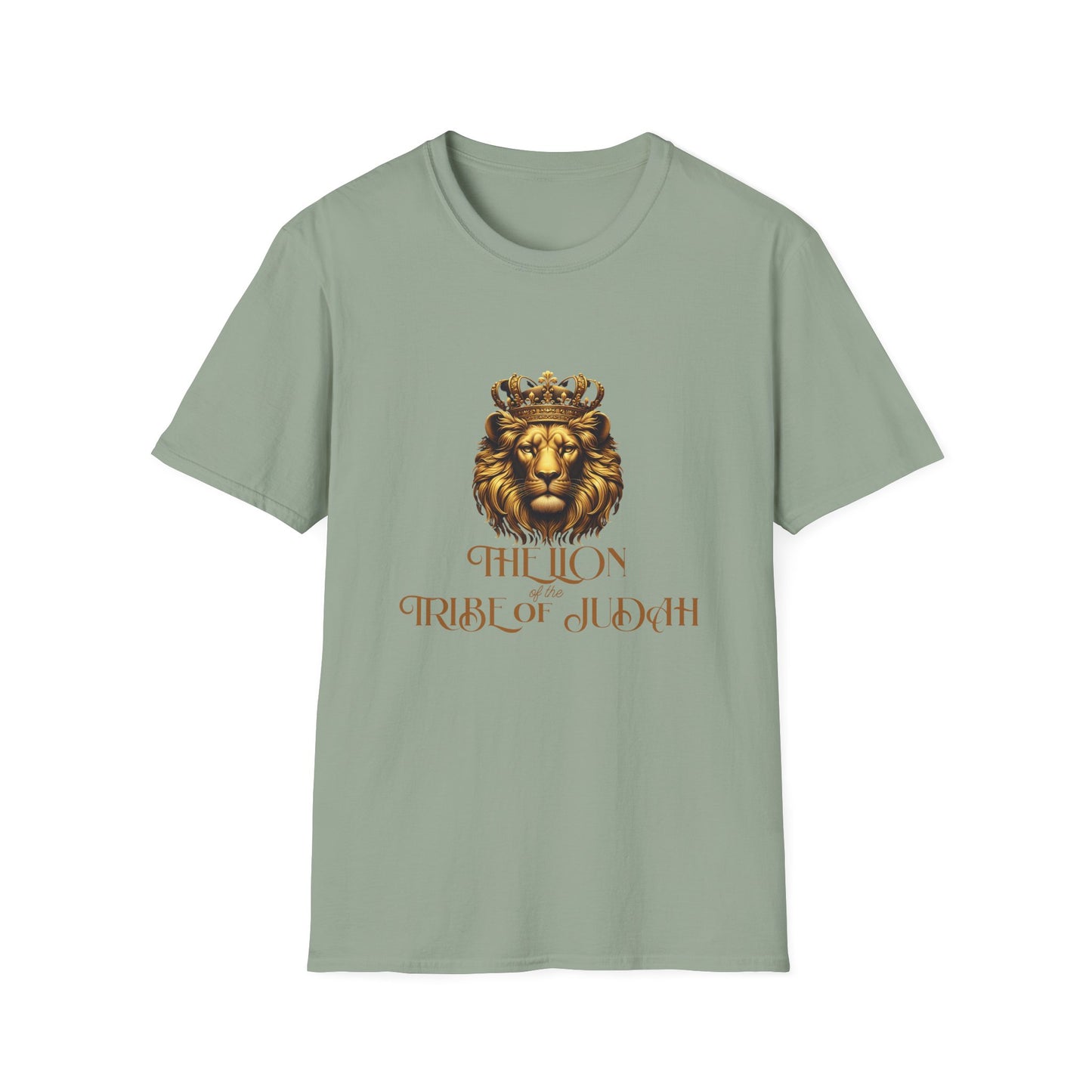Lion Tribe of Judah Unisex Softstyle T-Shirt - Bold Graphic Tee for Spiritual & Cultural Celebration