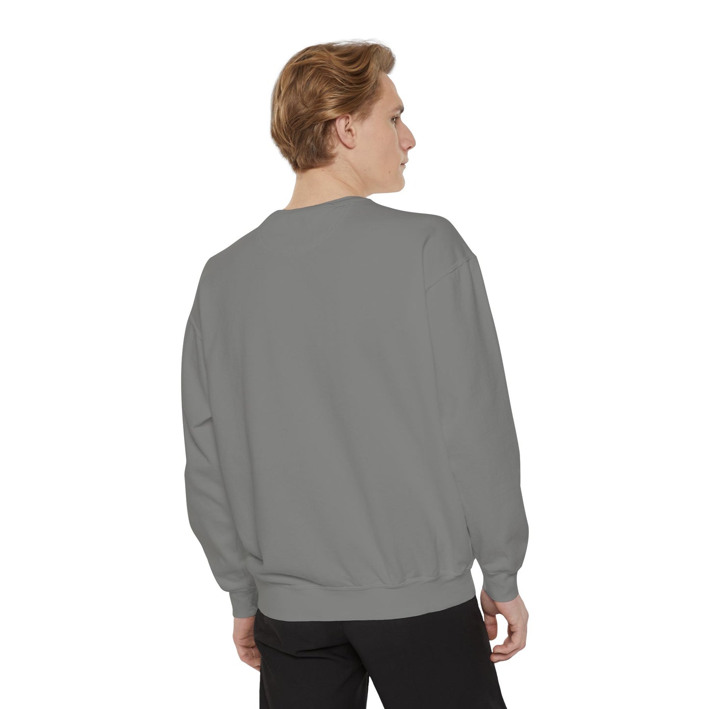 Garment-Dyed Heart Sweatshirt - 'Beauty for ashes' Design with butterfly