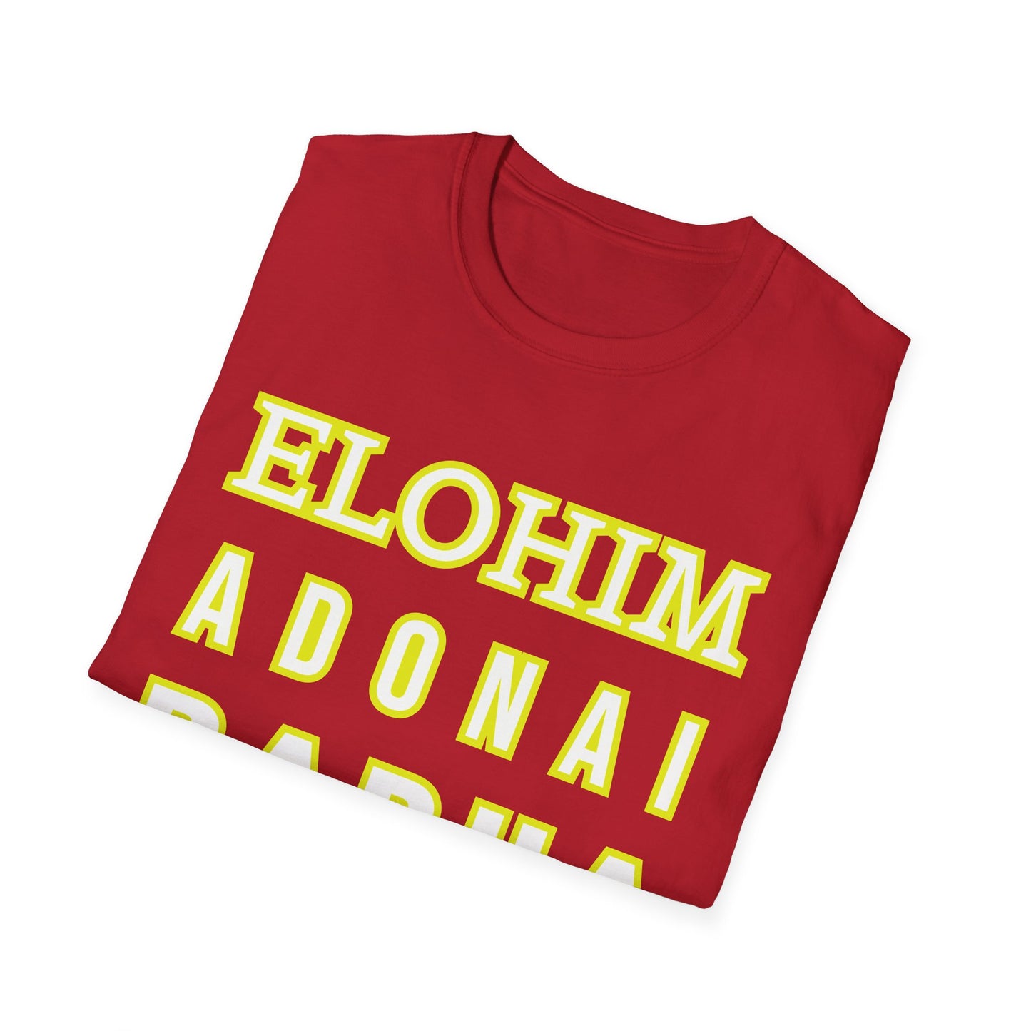 Inspirational Faith T-Shirt - Elohim Adonai Rapha Design