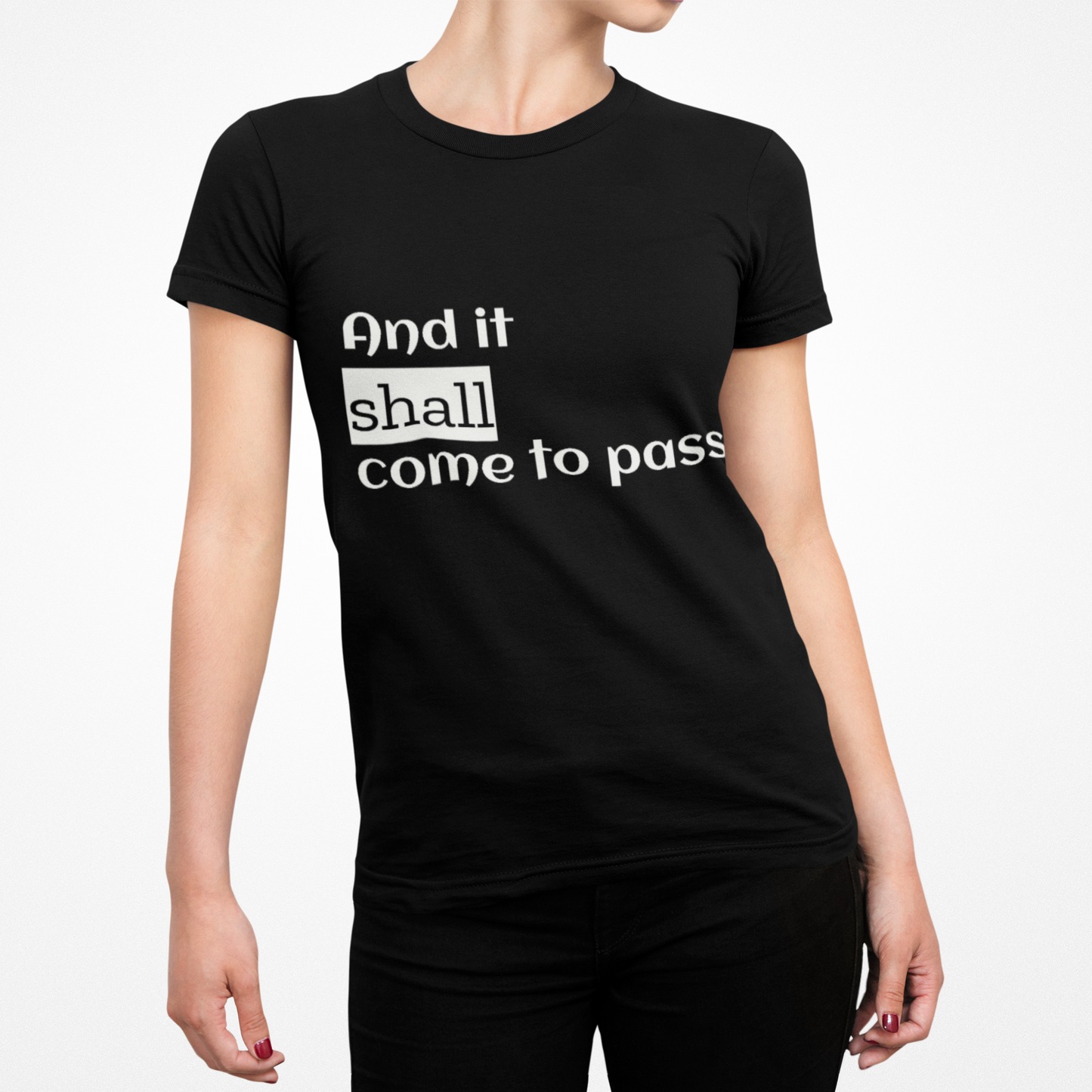 Inspirational Unisex Heavy Cotton Tee - 'And it shall come to pass'