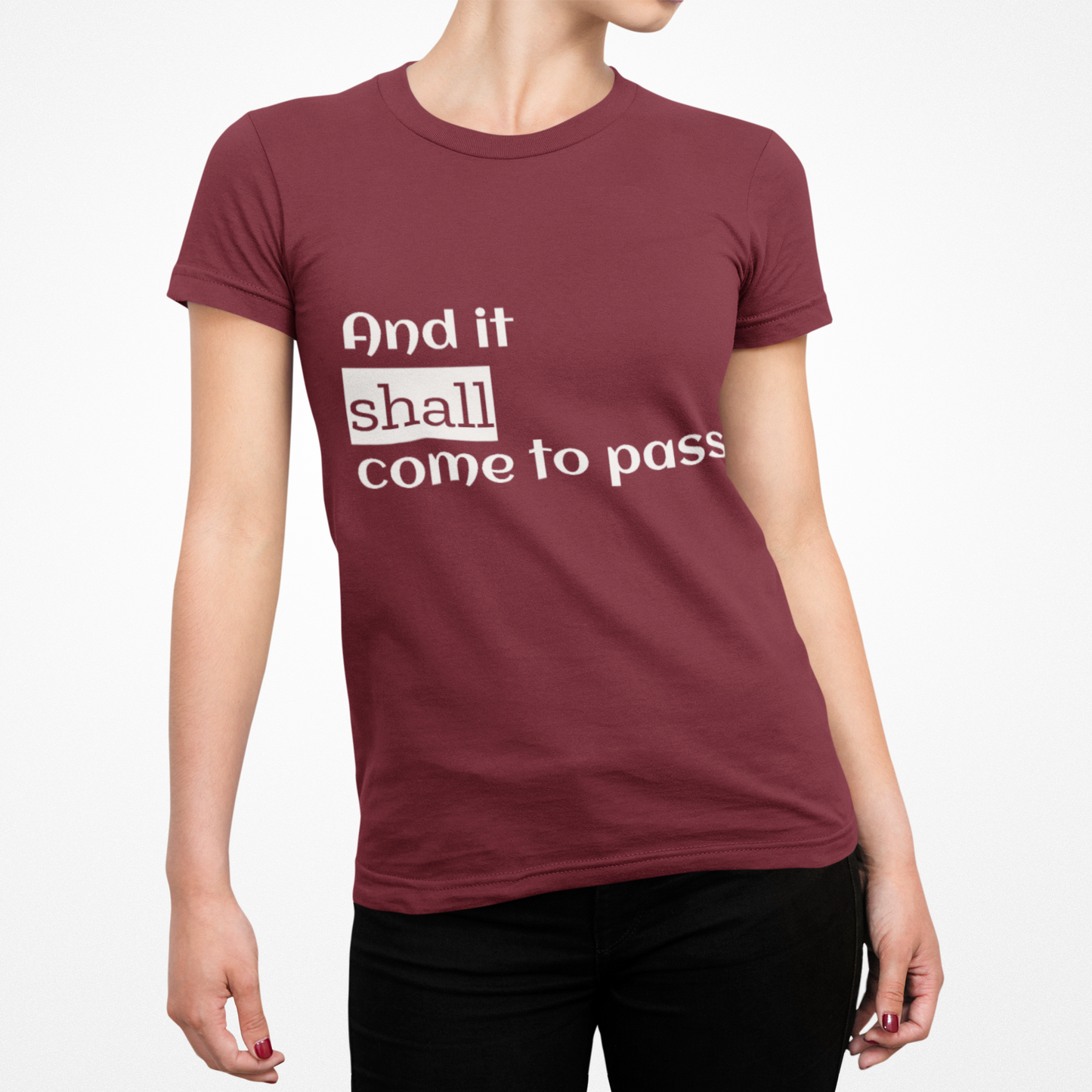 Inspirational Unisex Heavy Cotton Tee - 'And it shall come to pass'