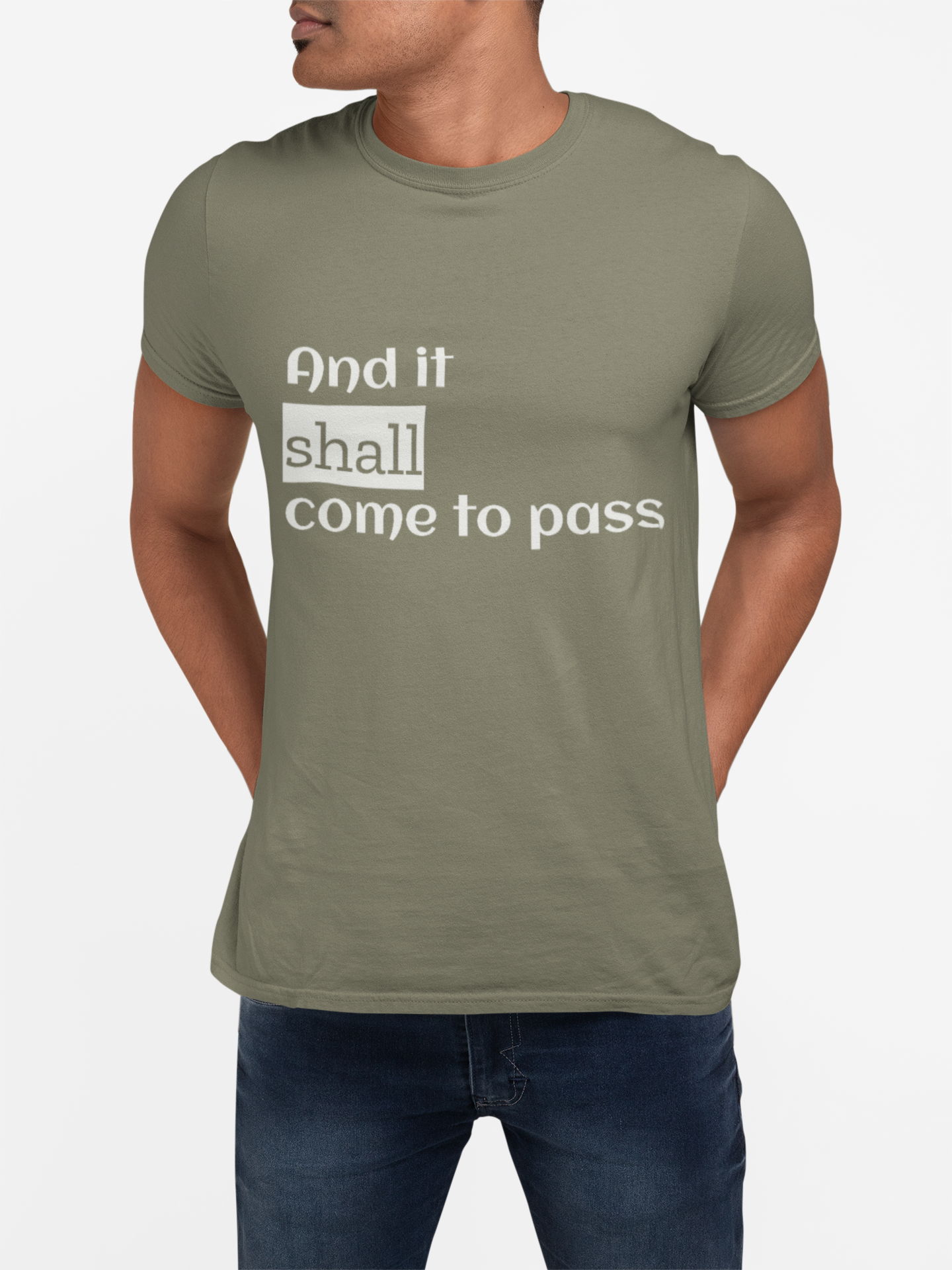 Inspirational Unisex Heavy Cotton Tee - 'And it shall come to pass'