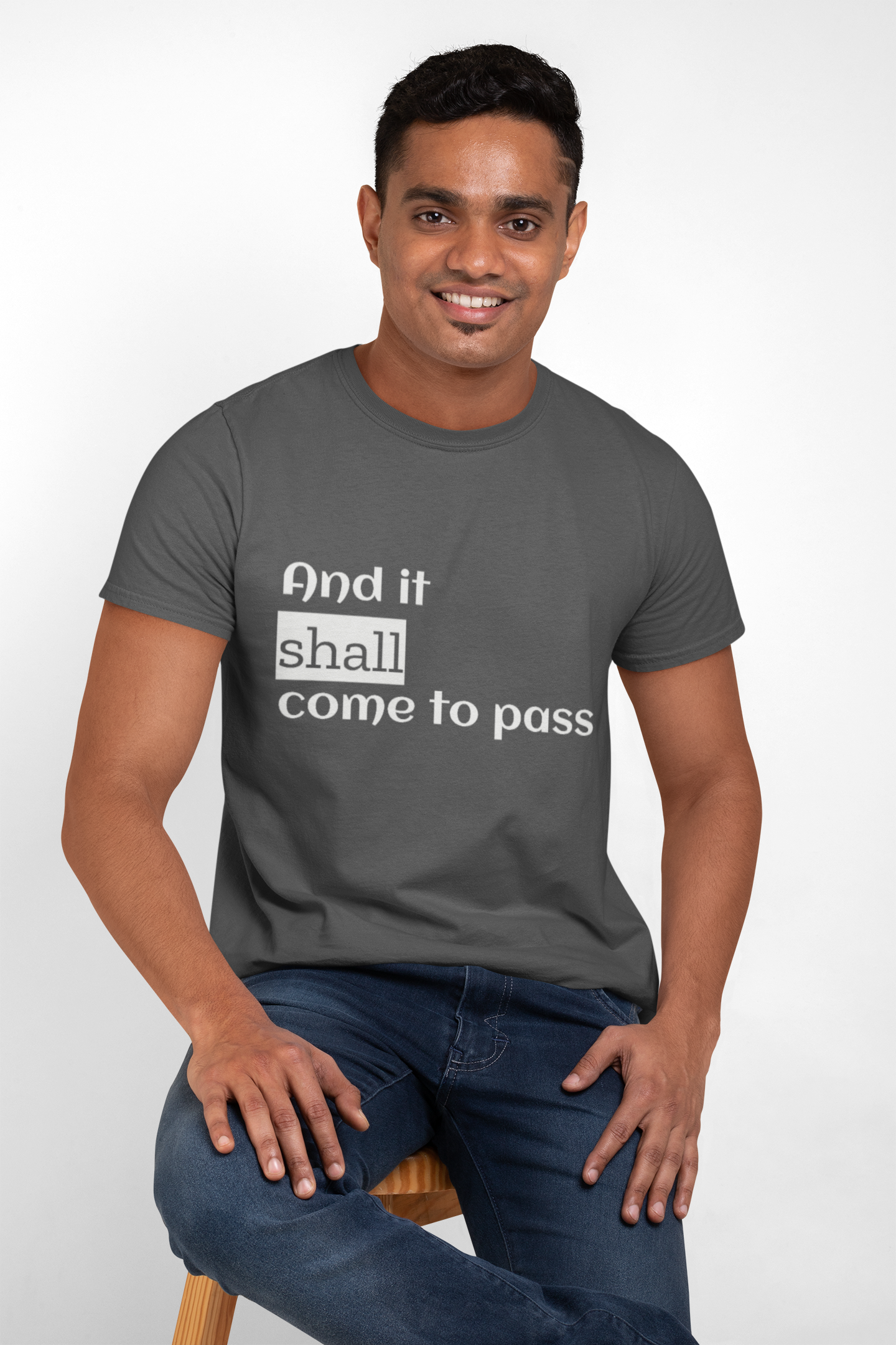 Inspirational Unisex Heavy Cotton Tee - 'And it shall come to pass'