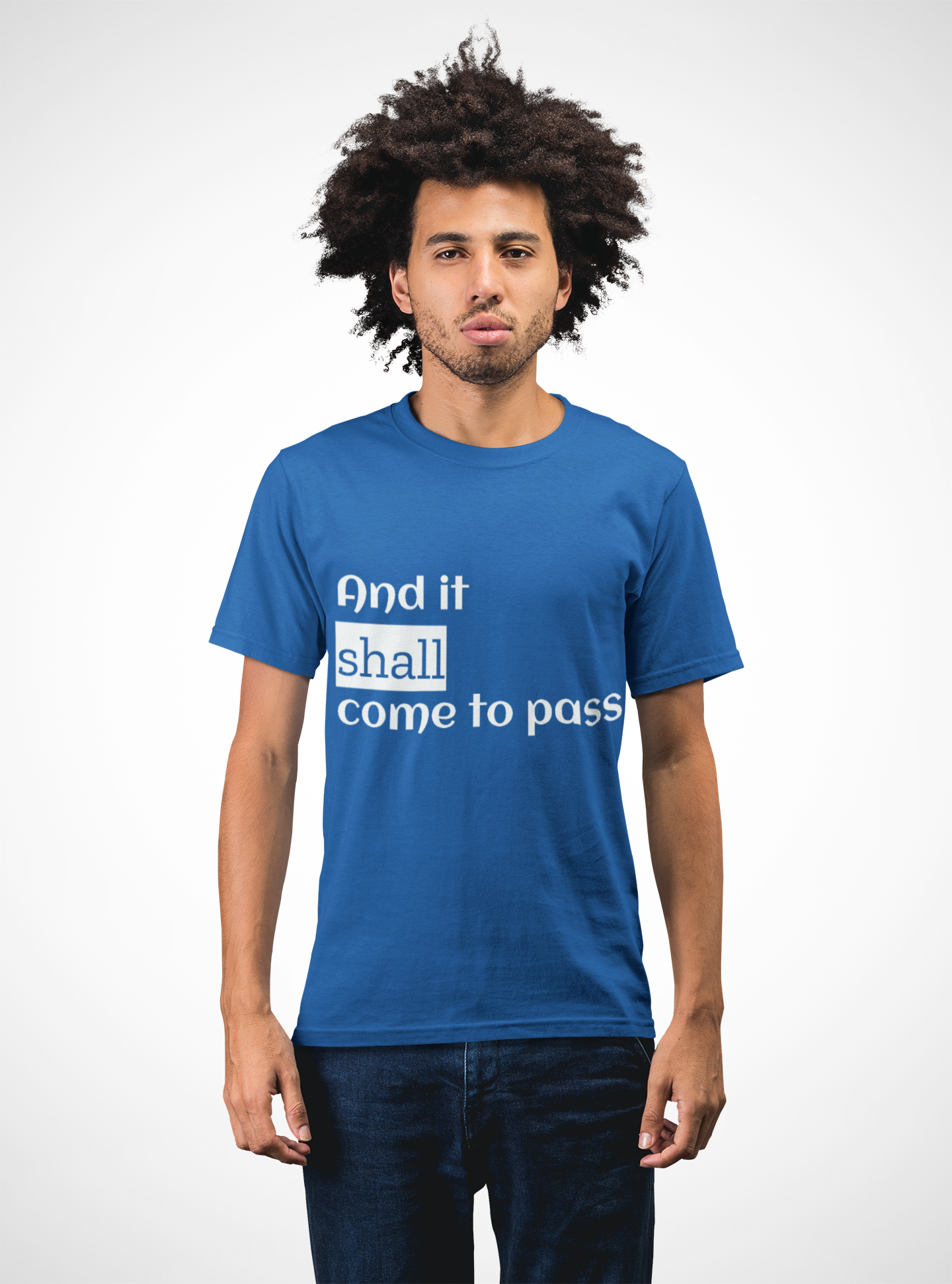 Inspirational Unisex Heavy Cotton Tee - 'And it shall come to pass'