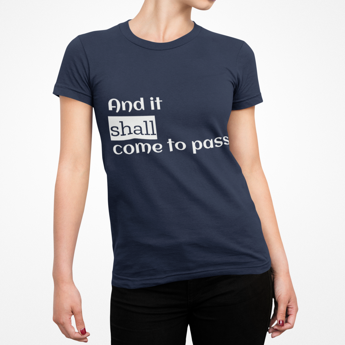 Inspirational Unisex Heavy Cotton Tee - 'And it shall come to pass'
