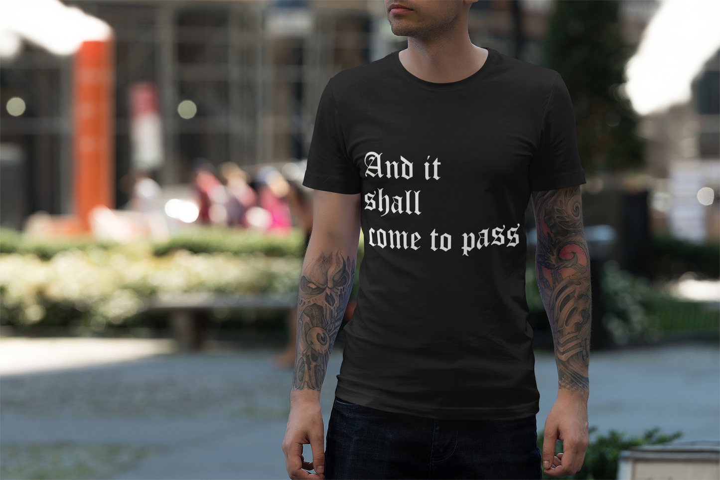 Inspirational Quote Unisex Short Sleeve Tee - "And It Shall Come to Pass"
