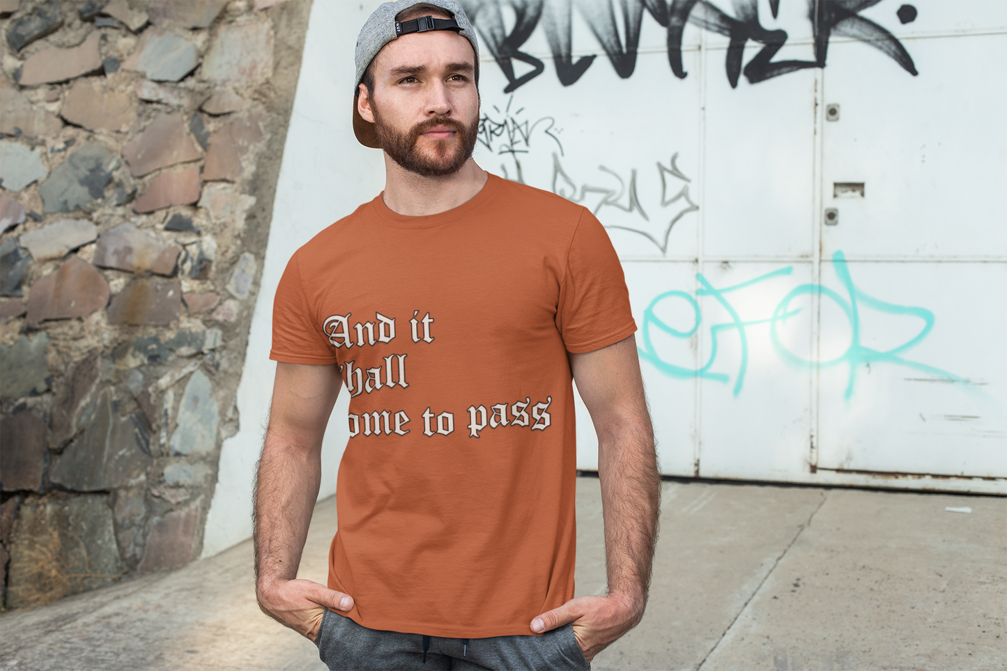 Inspirational Quote Unisex Short Sleeve Tee - "And It Shall Come to Pass"