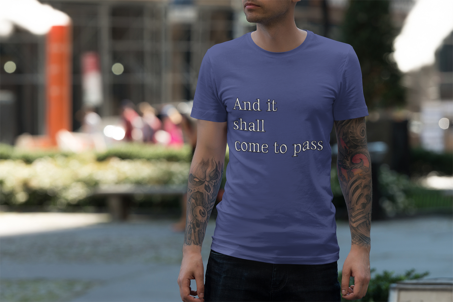 Inspirational Quote Unisex Softstyle T-Shirt - 'And it shall come to pass'