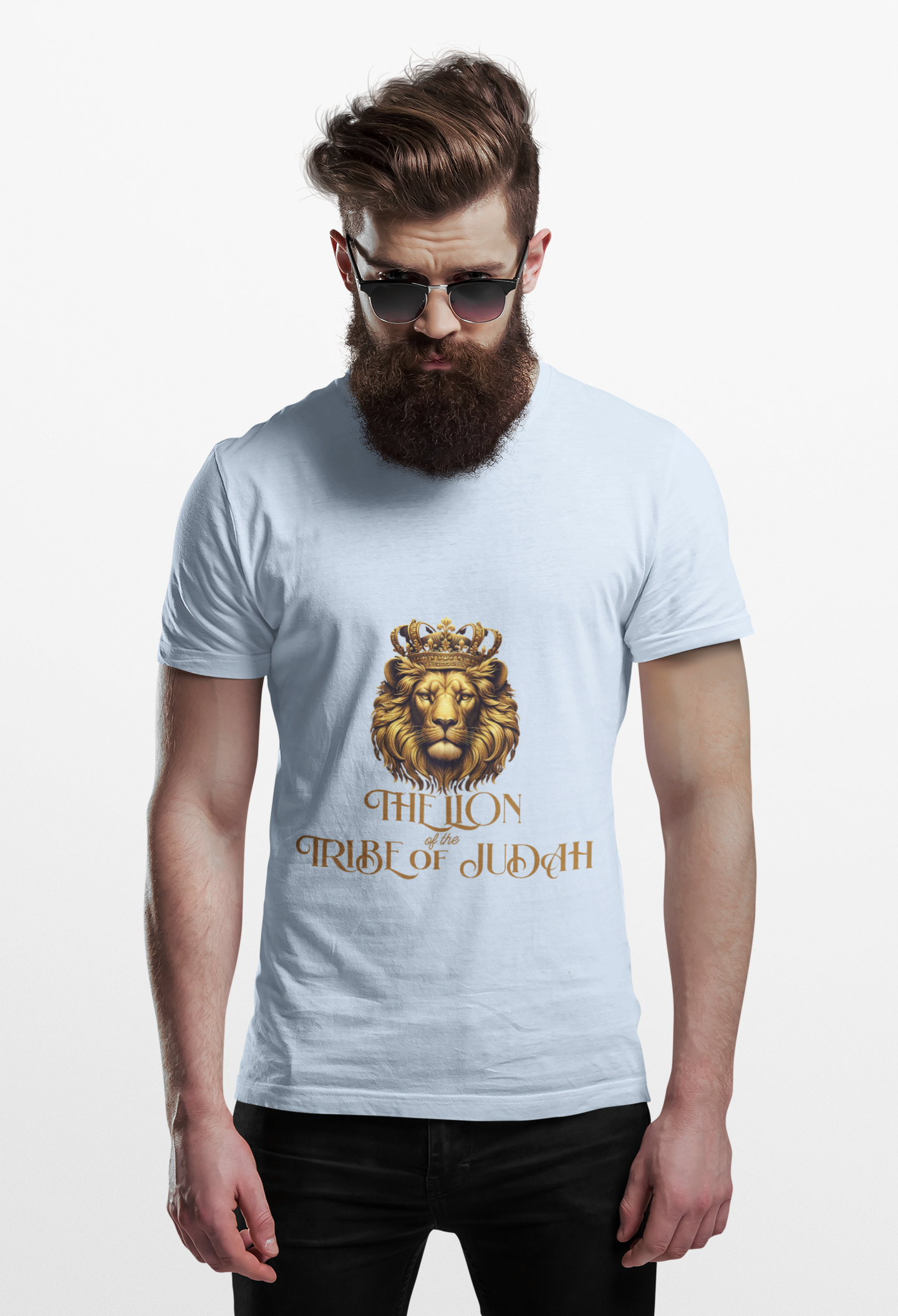 Lion Tribe of Judah Unisex Softstyle T-Shirt - Bold Graphic Tee for Spiritual & Cultural Celebration