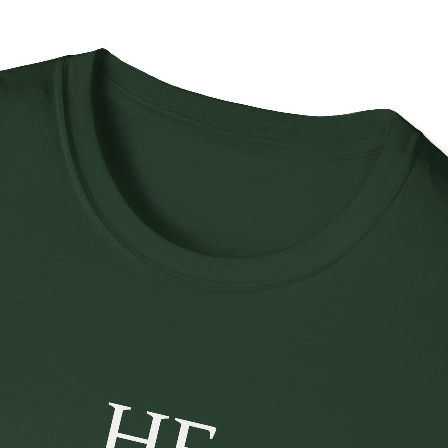 Unisex Softstyle T-Shirt - 'He Answers by Fire' Inspirational Tee can be a gift for self or someone special.