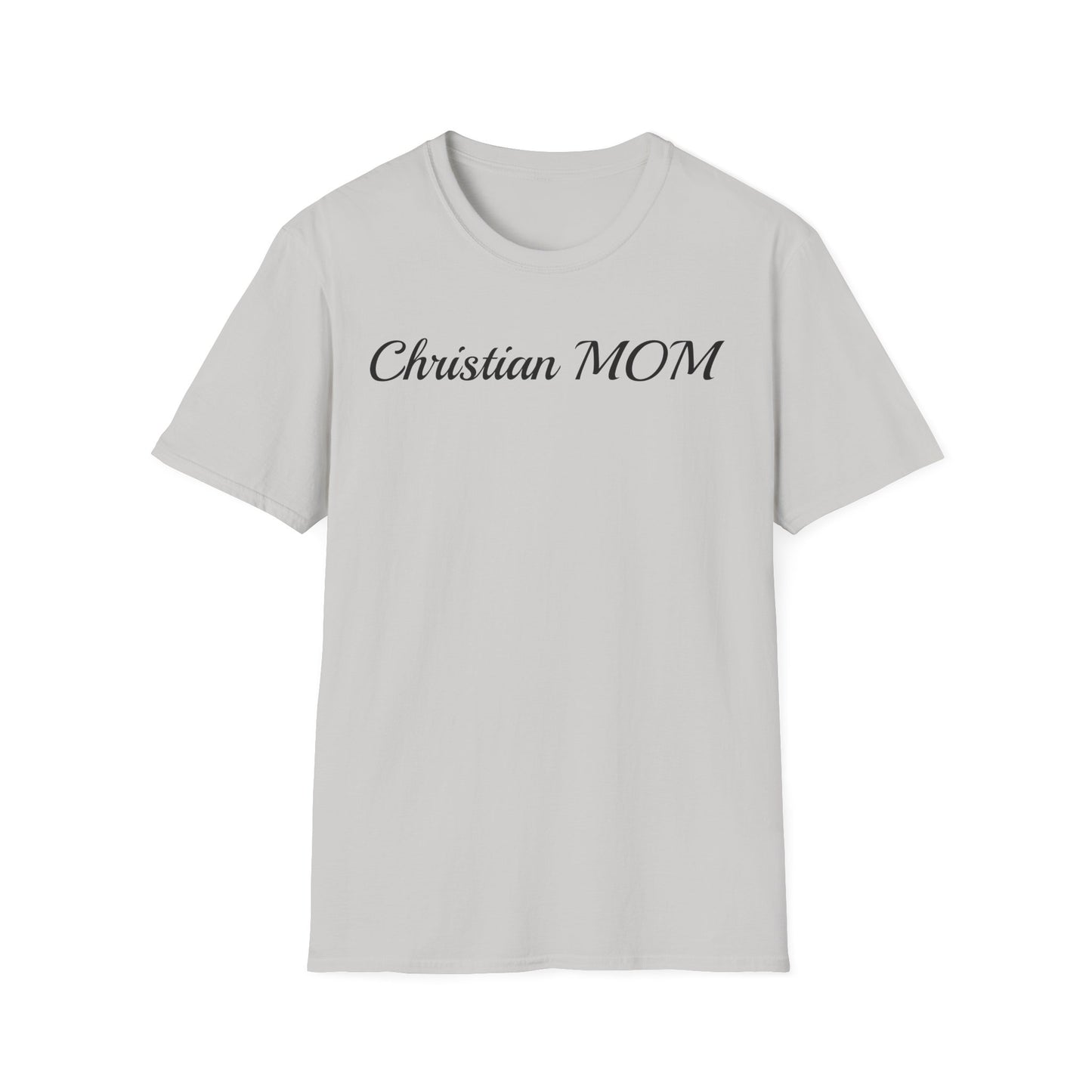 Christian MOM Unisex Softstyle T-Shirt - Faith-Based Gift for Mother's Day